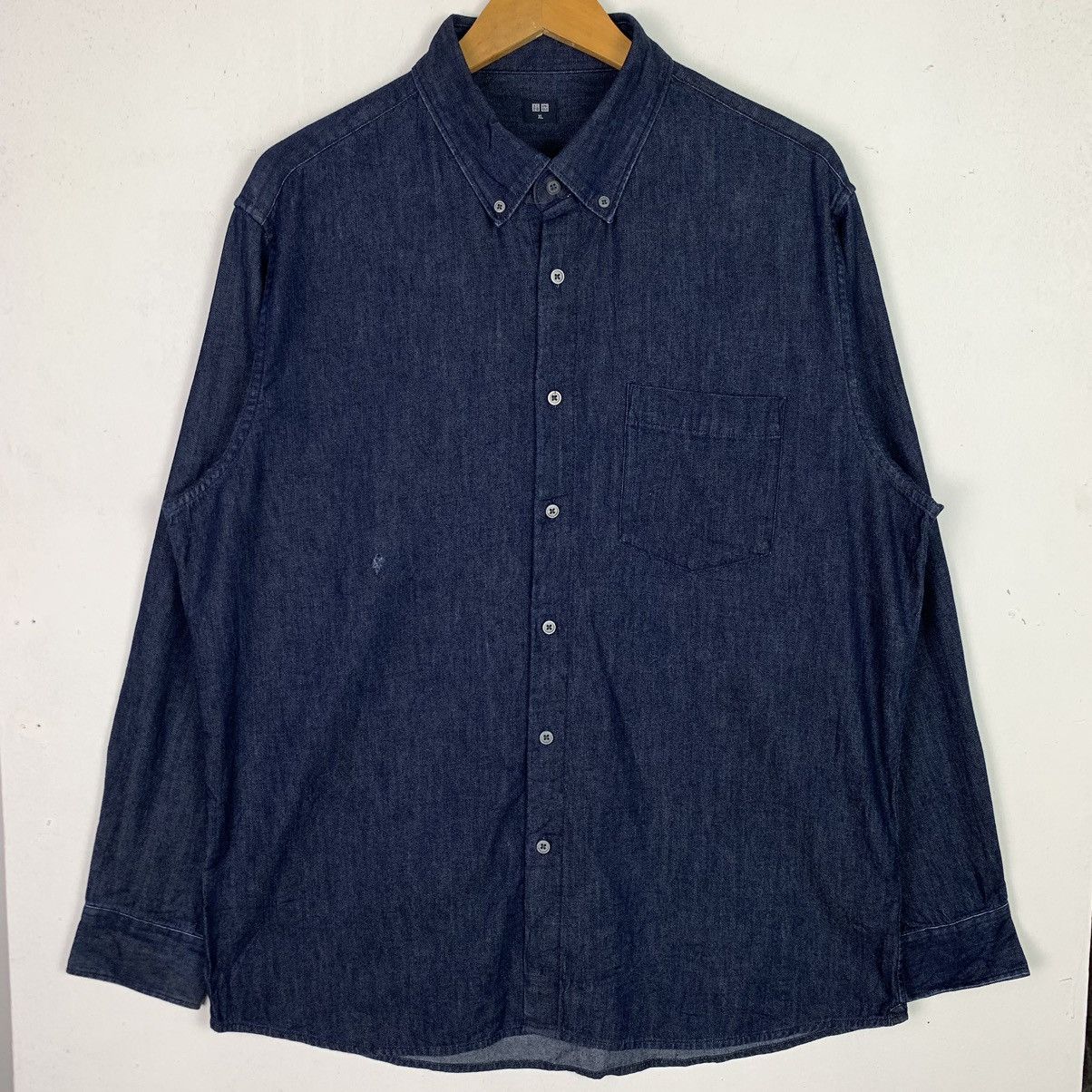 Uniqlo Uniqlo Denim long sleeve Jacket Size US XL / EU 56 / 4 - 1 Thumbnail