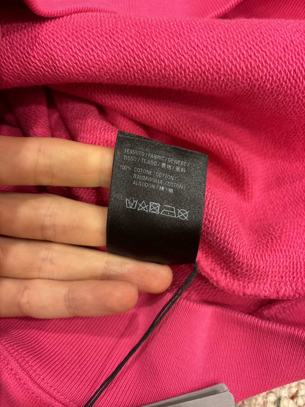 Balenciaga Balenciaga Pink/Black Back Logo Hoodie Size US L / EU 52-54 / 3 - 5 Thumbnail