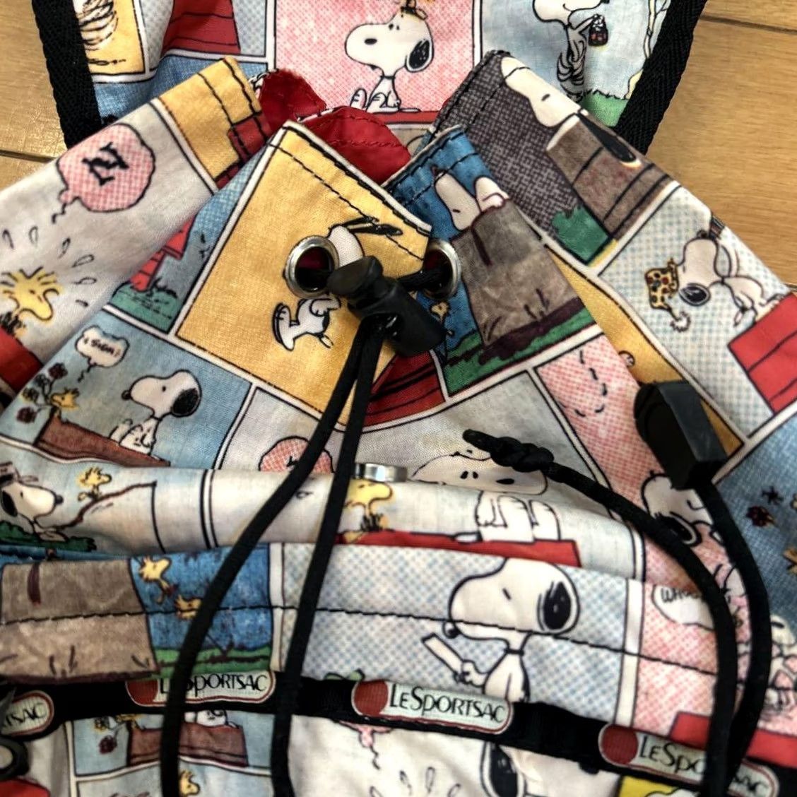 LeSportsac LeSportsac Snoopy Mini Backpack LeSportsac×PEANUTS Snoopy mini backpack from japan, Multicolor, Polyester, Backpack, Women, Mini, Unassembled? Size ONE SIZE - 3 Thumbnail