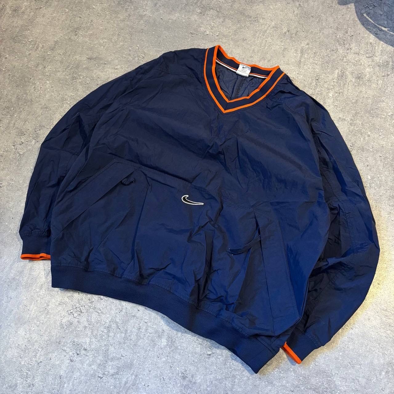 Nike Vintage 90s Nike Nylon Sweatshirt Size US XL / EU 56 / 4 - 1 Thumbnail