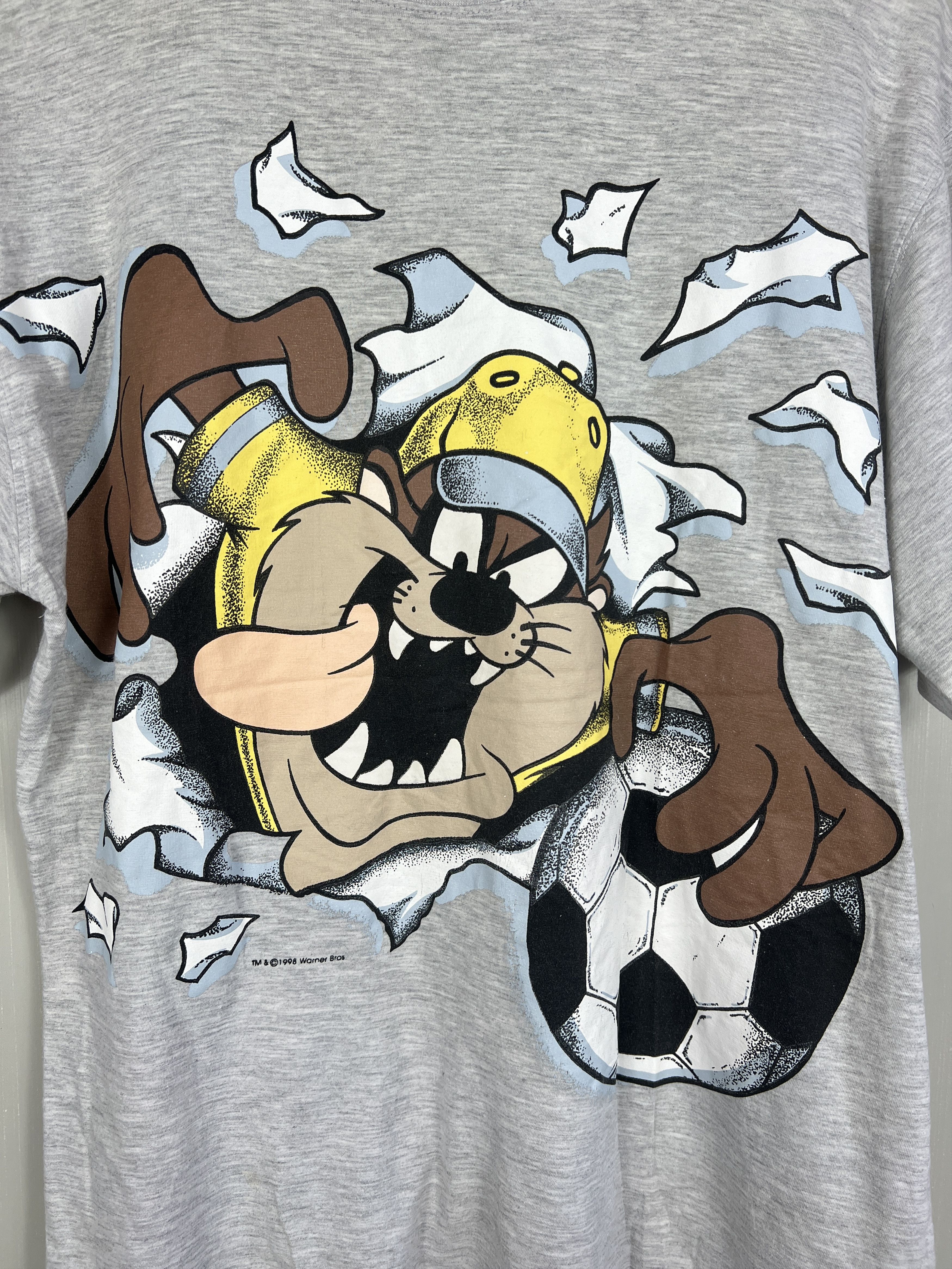 Vintage × Warner Bros CRAZY VINTAGE T SHIRT WARNER BROS 1998 TAZ Size US M / EU 48-50 / 2 - 3 Thumbnail