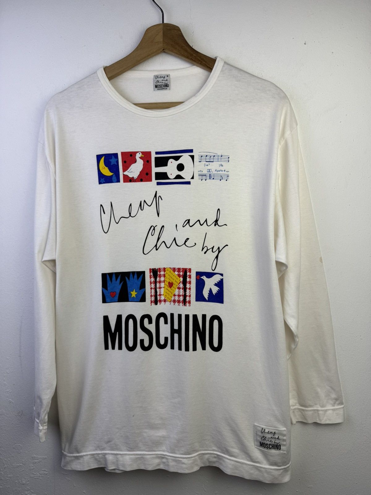 Moschino vintage Moschino Cheap and Chic long-sleeved t-shirt Size US M / EU 48-50 / 2 - 3 Thumbnail
