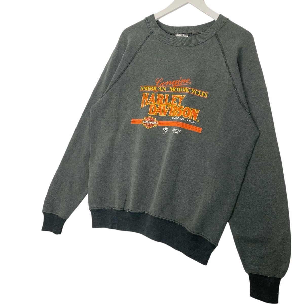 Other Vintage Lee Harley Davidson Printed Crewneck Sweatshirt Gray Size US L / EU 52-54 / 3 - 2 Thumbnail