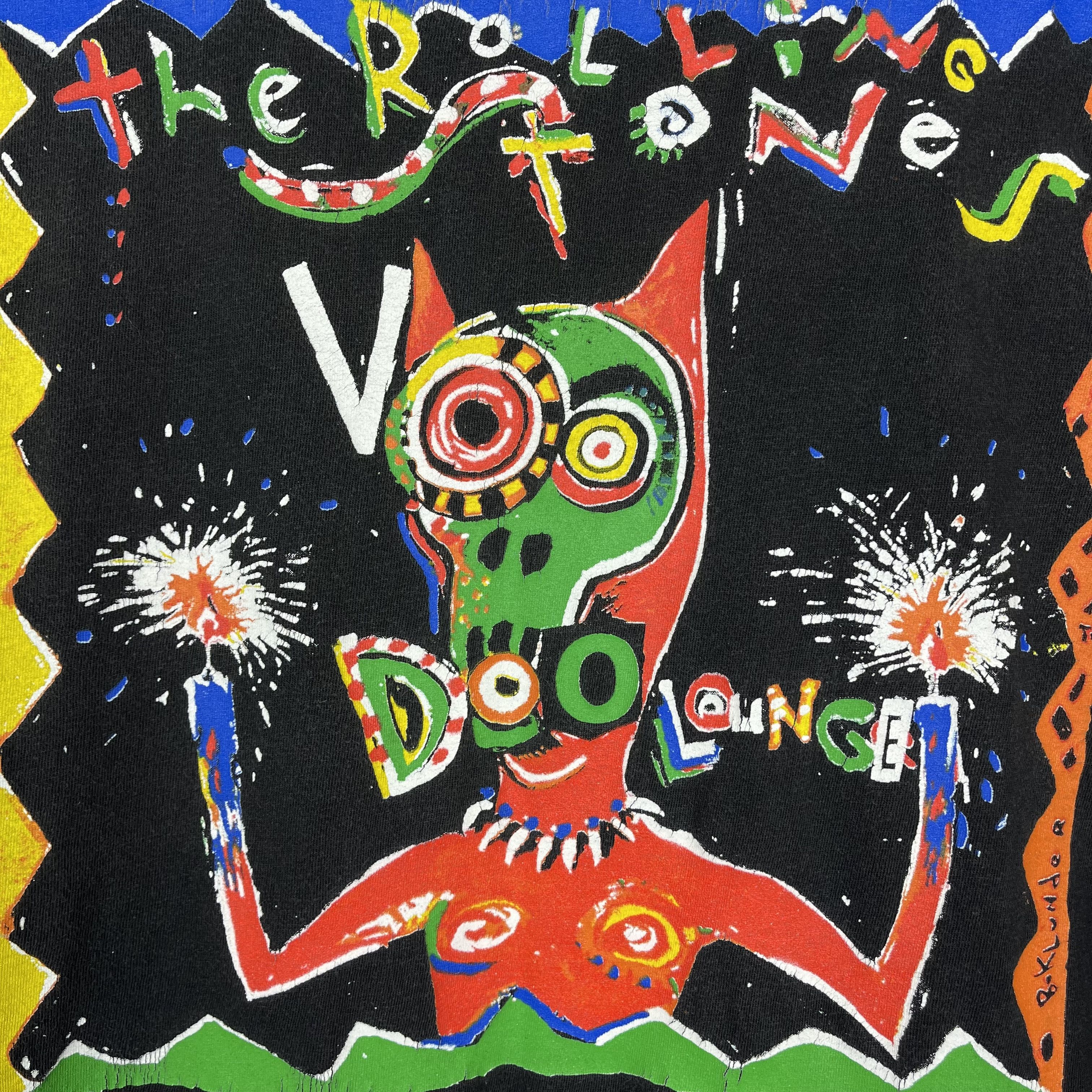 Band Tees Vintage Rolling Stones Voodoo Lounge Tour T Shirt 1995 Size US XL / EU 56 / 4 - 7 Thumbnail