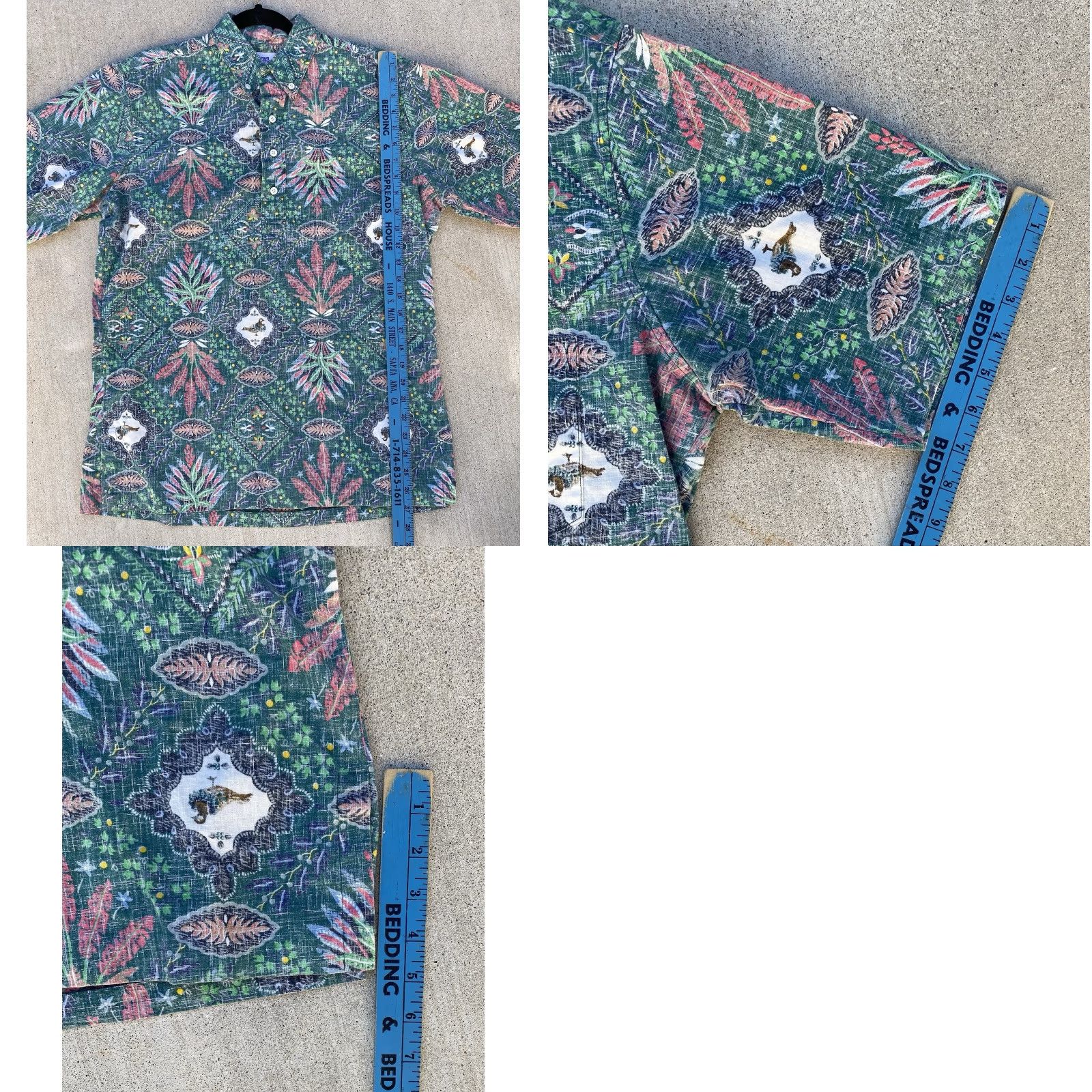 Reyn Spooner Reyn Spooner Button-Up Shirt Duck Bird M Multicolor Short Sleeve Polo/Casual Pullover Tailored In Hawaii Man Size M Size US M / EU 48-50 / 2 - 10 Thumbnail