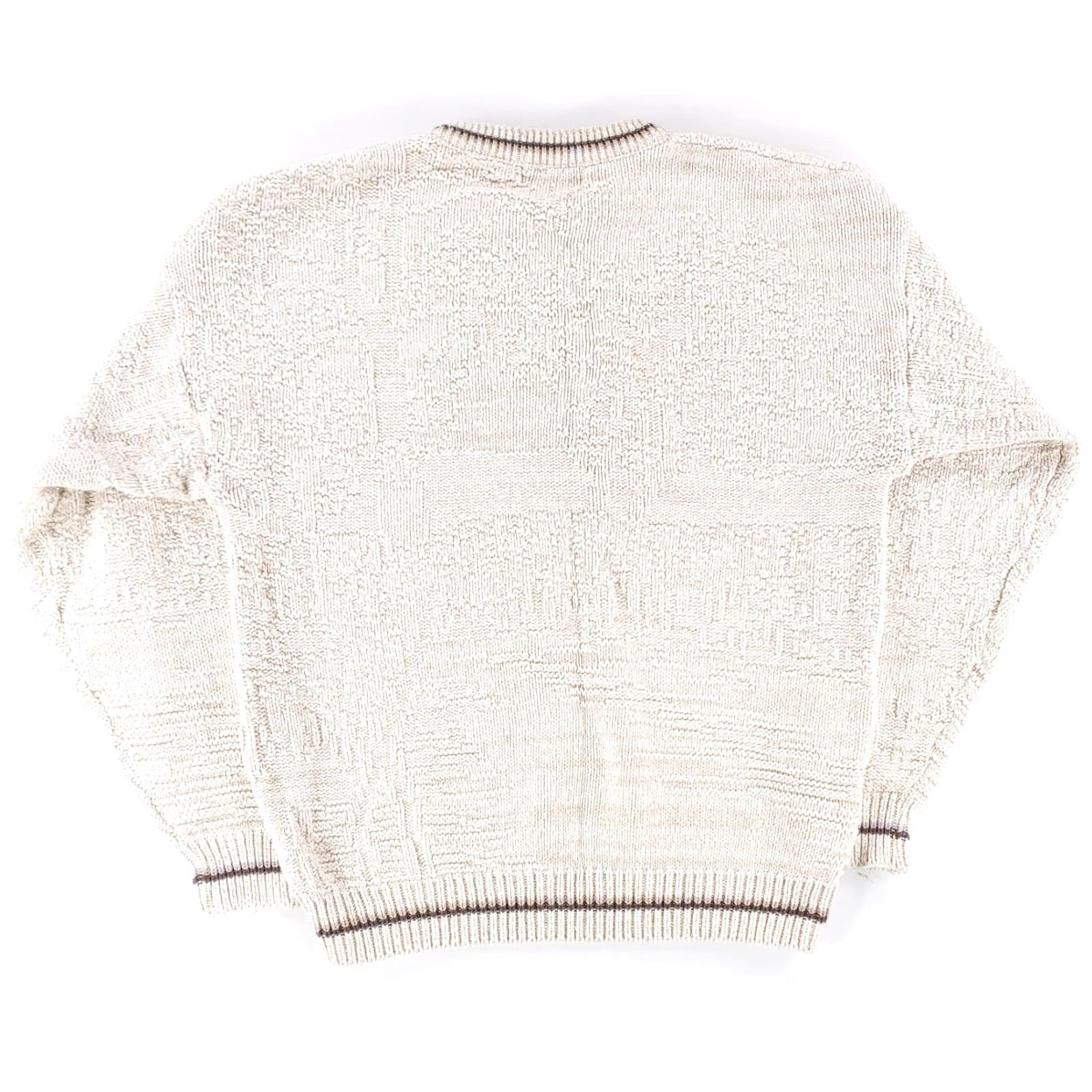 Sears Sears Fieldmaster VTG 90s Knit Sweater Embroidered Deer White Mens XL Tall Size US XL / EU 56 / 4 - 5 Thumbnail