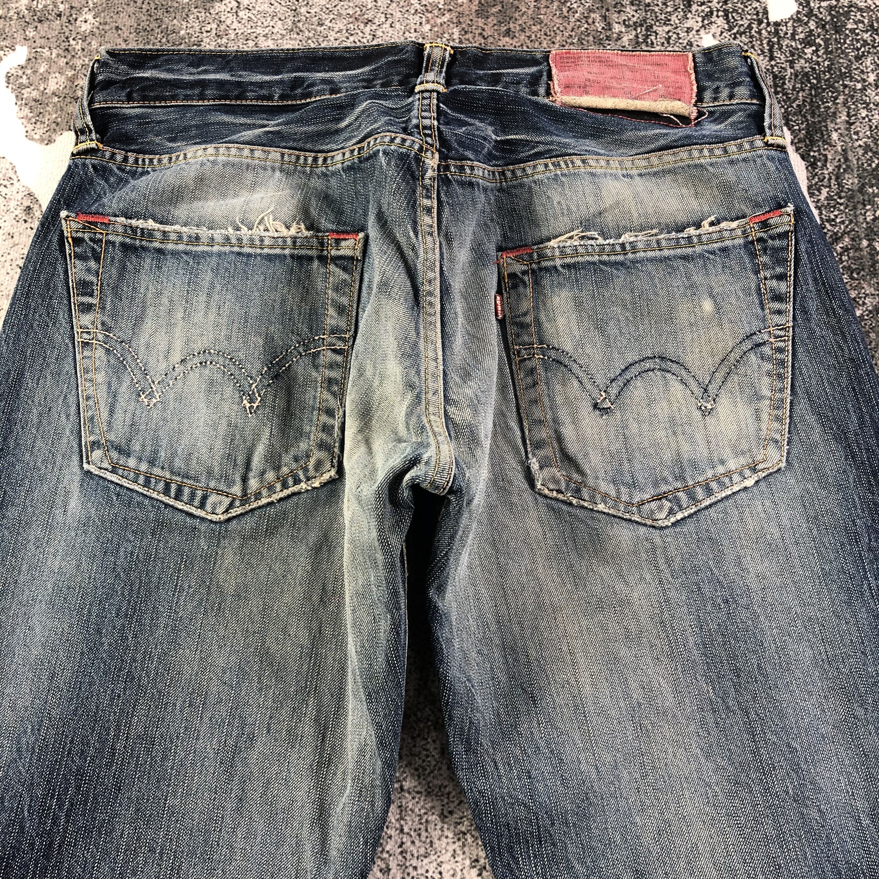 Edwin Vintage Edwin Jeans Faded Blue Denim KJ1884 Size US 30 / EU 46 - 4 Thumbnail