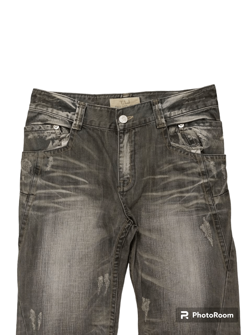 Japanese Brand BAGGY TWIST TWO AND JEANS SICK DENIM PANTS Size US 32 / EU 48 - 3 Thumbnail