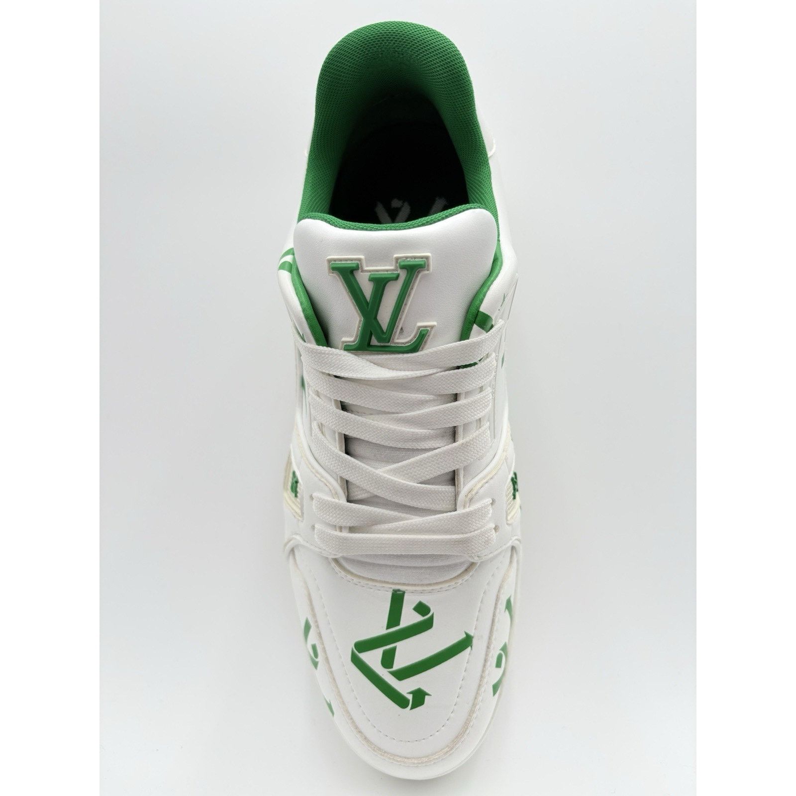 Louis Vuitton Louis Vuitton Trainer ' White Green Recycled ' | CLEAN! Size US 8 / EU 41 - 5 Thumbnail