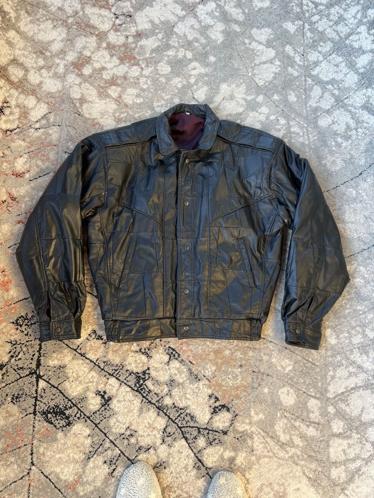 Vintage Vintage Leather Jacket Size US L / EU 52-54 / 3 - 1 Thumbnail
