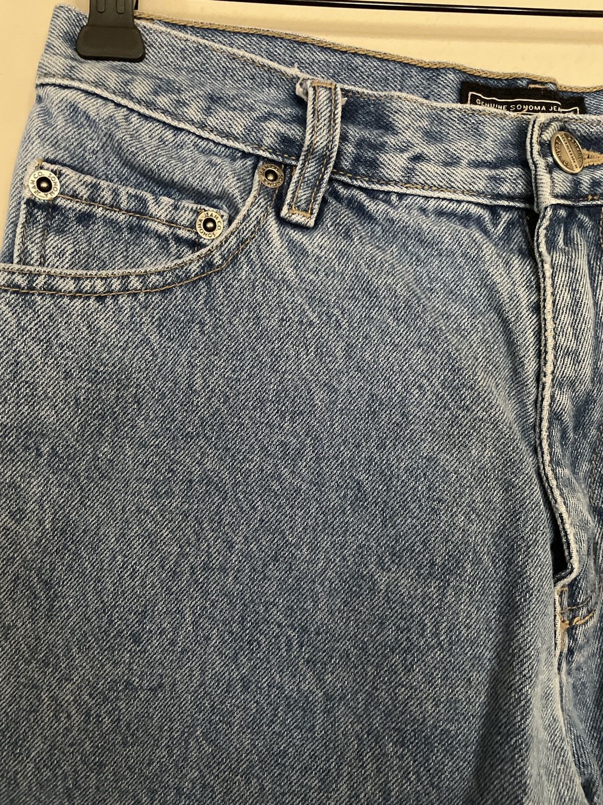 Sonoma × Vintage Sonoma Classic Fit Blue Denim Jean Shorts Jorts Size 29 men Size US 29 - 3 Thumbnail