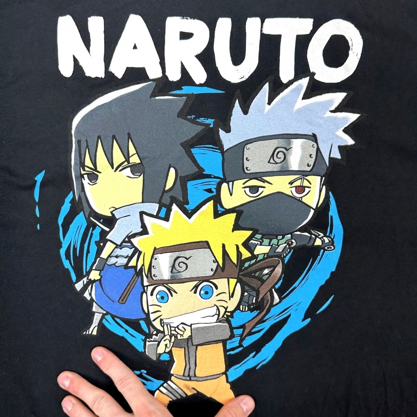 Ripple Junction VINTAGE Naruto Shippuden Unisex Anime Tee T-Shirt 2X Black Short Sleeve Ripple Junction Size US XXL / EU 58 / 5 - 6 Thumbnail