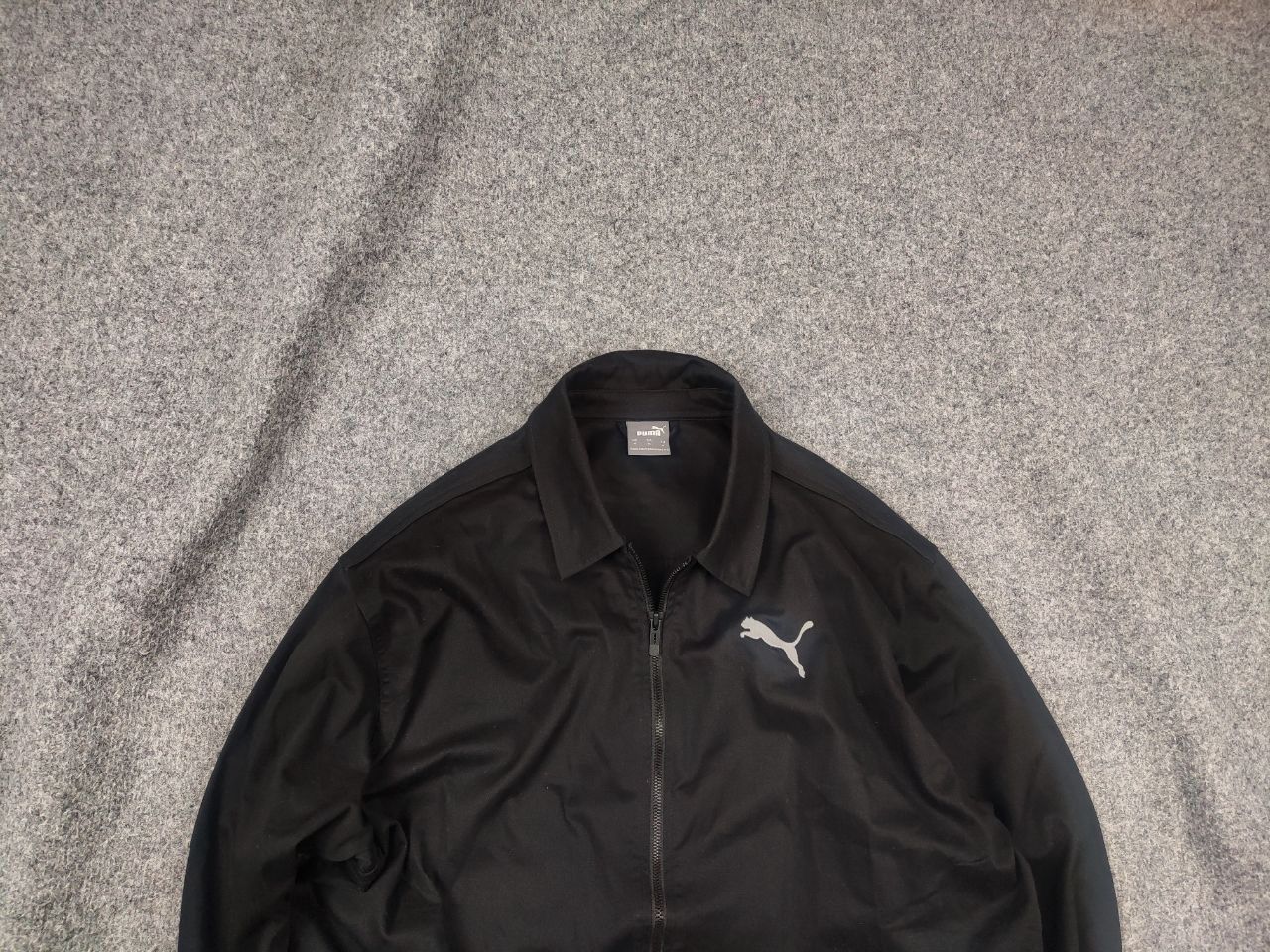 Puma Puma Wardrobe ESS Relaxed Retro Bomber Black Zip Jacket Size US M / EU 48-50 / 2 - 2 Thumbnail