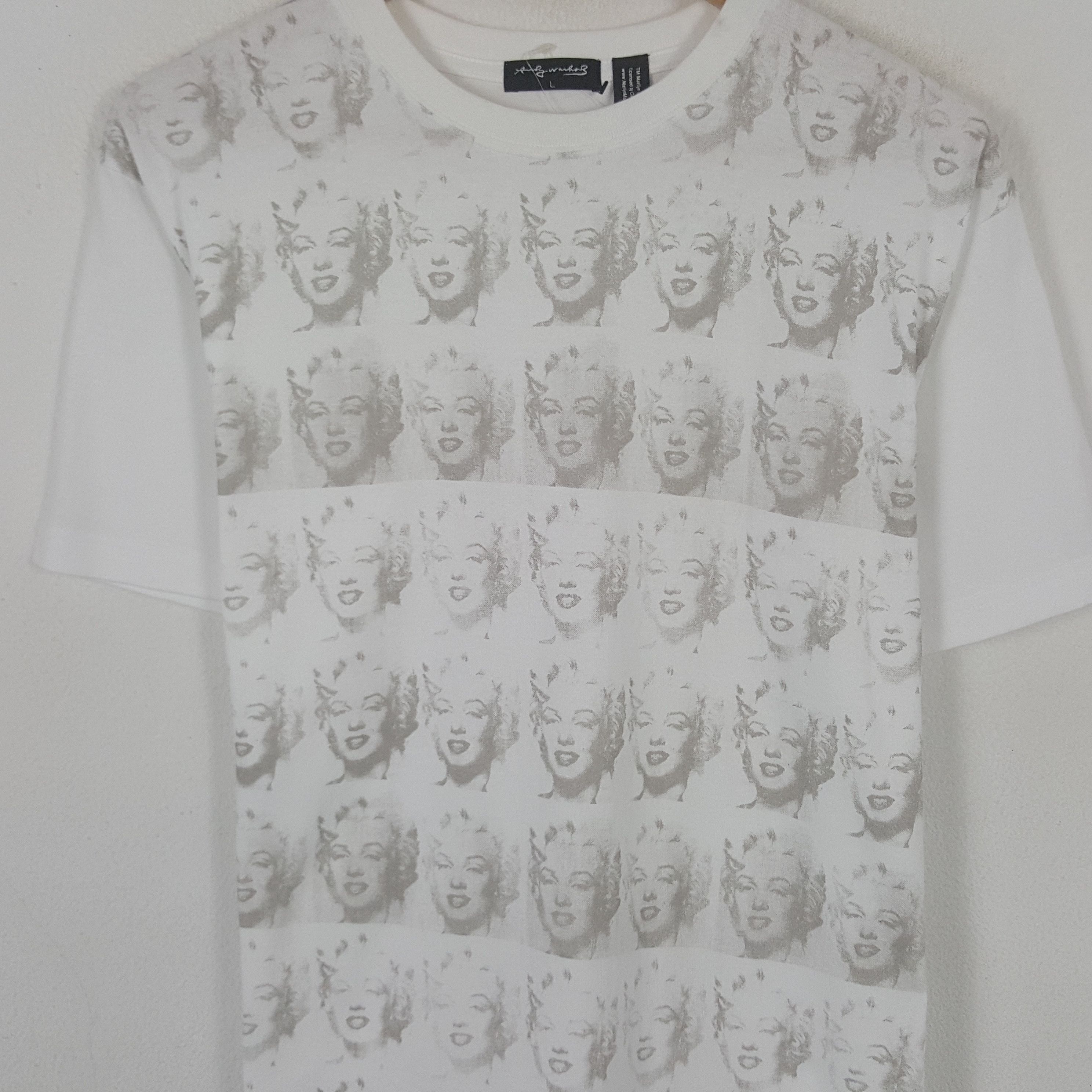 Uniqlo Vintage Andy Warhol Japanese Brand Monogram T-shirt RR19 Size US L / EU 52-54 / 3 - 2 Thumbnail
