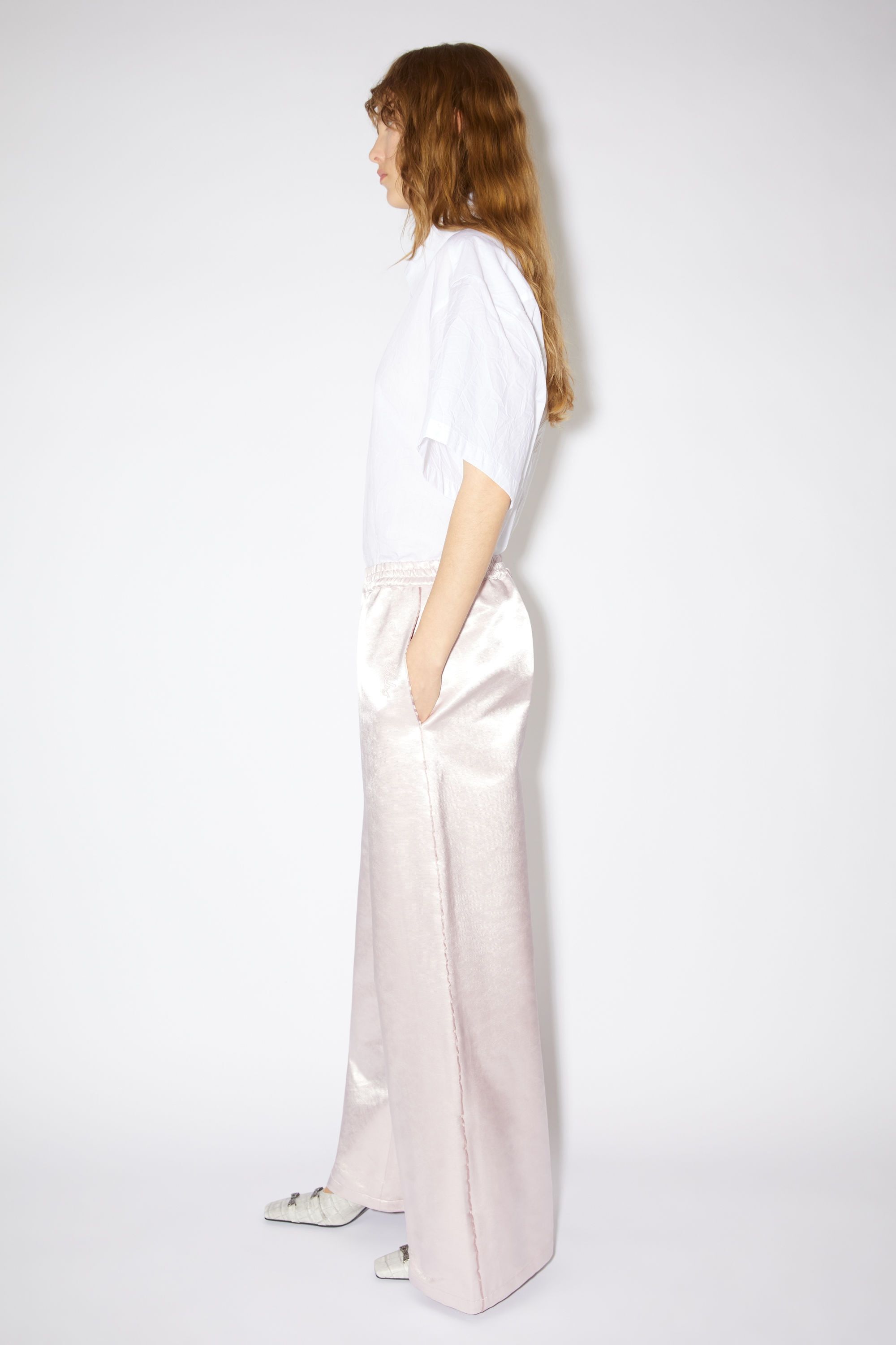 Acne Studios o1y0725 Sweatpant in Light Pink Size 28" / US 6 / IT 42 - 3 Thumbnail