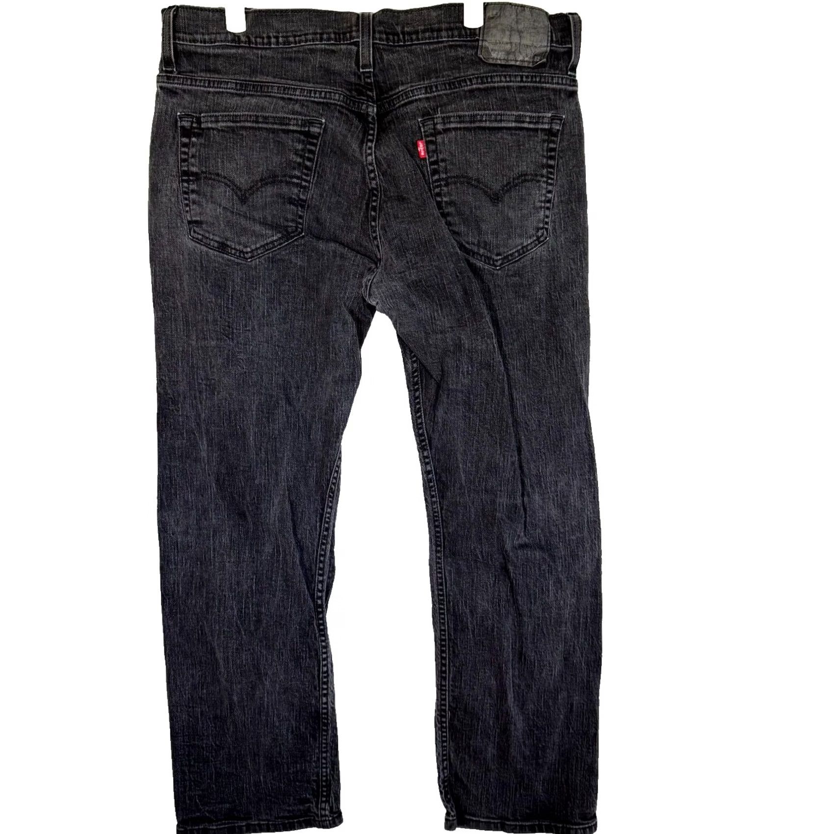 Levi's Levi’s 510 Jeans Men’s W33 x L30 Black Denim Mid-Rise Straight Leg Mens Size US 33 - 2 Thumbnail