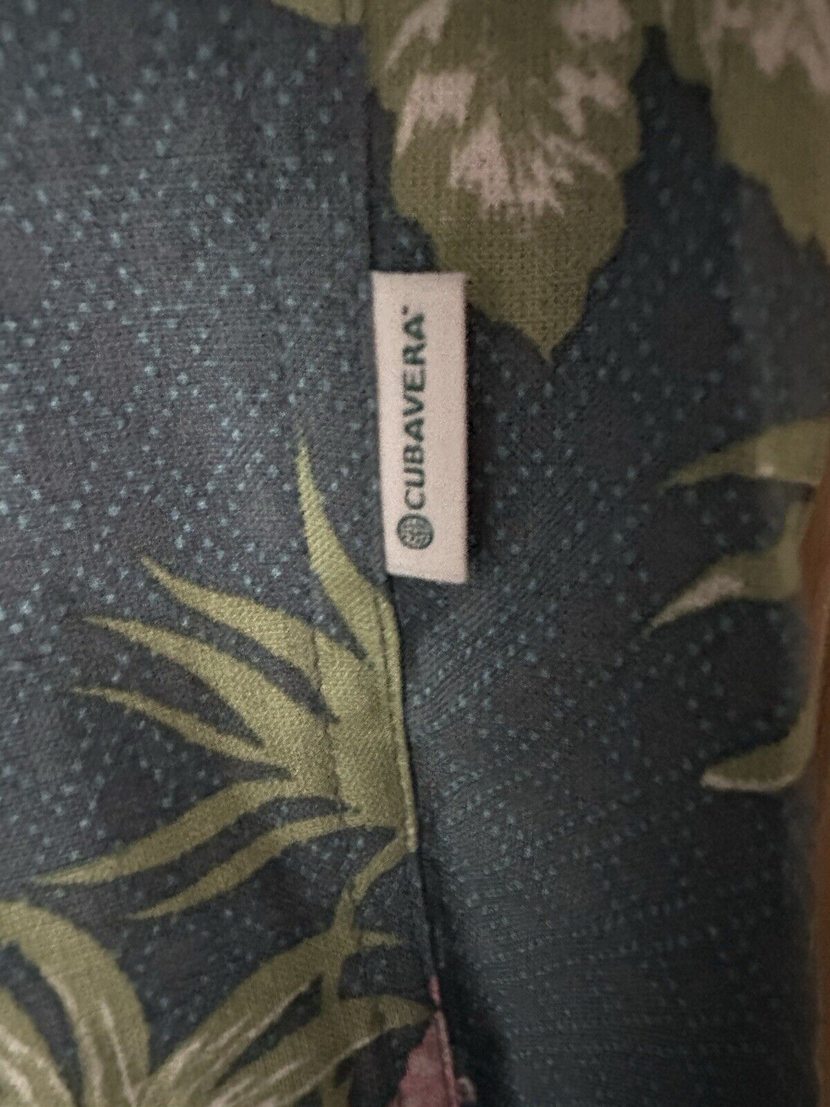 Cubavera Cubavera Hawaiian Shirt Linen Cotton Floral Camp Button Up Size US L / EU 52-54 / 3 - 5 Thumbnail