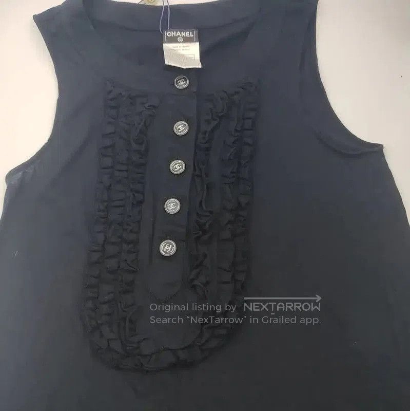 Other Chanel Black Cotton Women's Pullover Sweater . Size L / US 10 / IT 46 - 3 Thumbnail