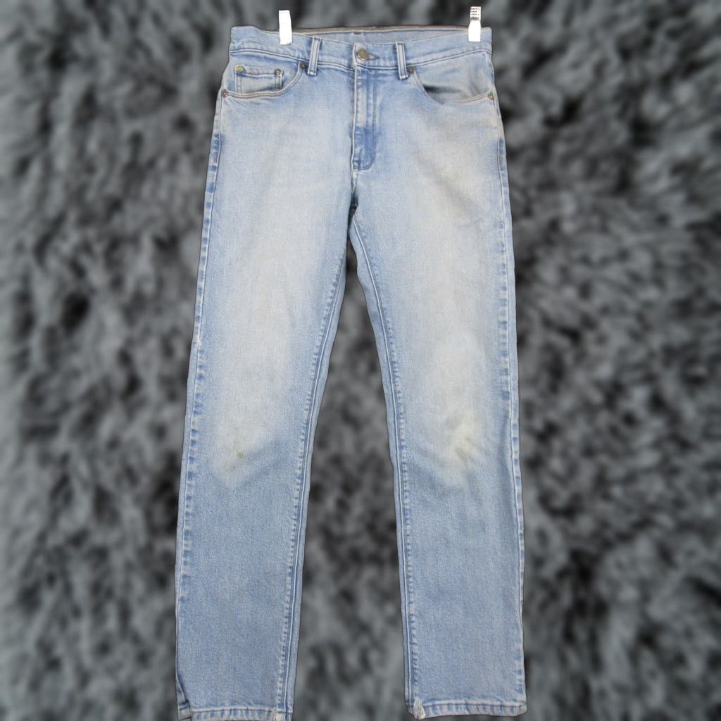 Mott & Bow VINTAGE Mott & Bow Jeans Men's 30x28 Denim Blue Crosby Slim Straight Stretch Size US 30 / EU 46 - 1 Thumbnail