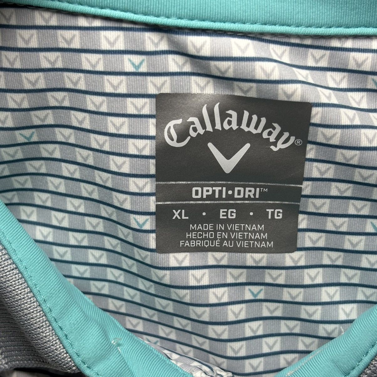 Callaway Callaway Men's Opti Dri Golf Polo XLarge Logo Size US XL / EU 56 / 4 - 2 Thumbnail