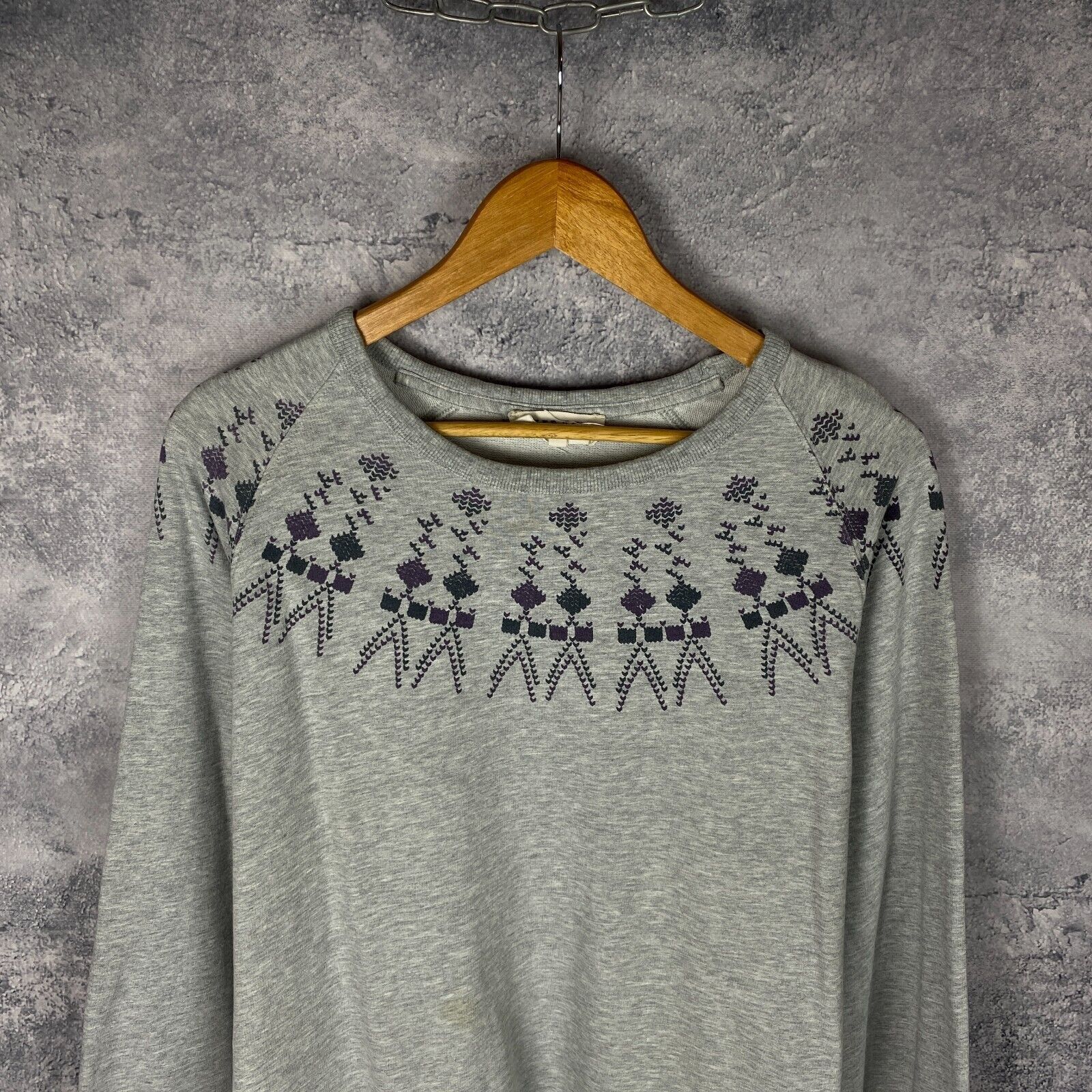 YMC YMC Sweatshirt Women's Size L Gray Cotton Long Sleeve ` Size L / US 10 / IT 46 - 2 Thumbnail