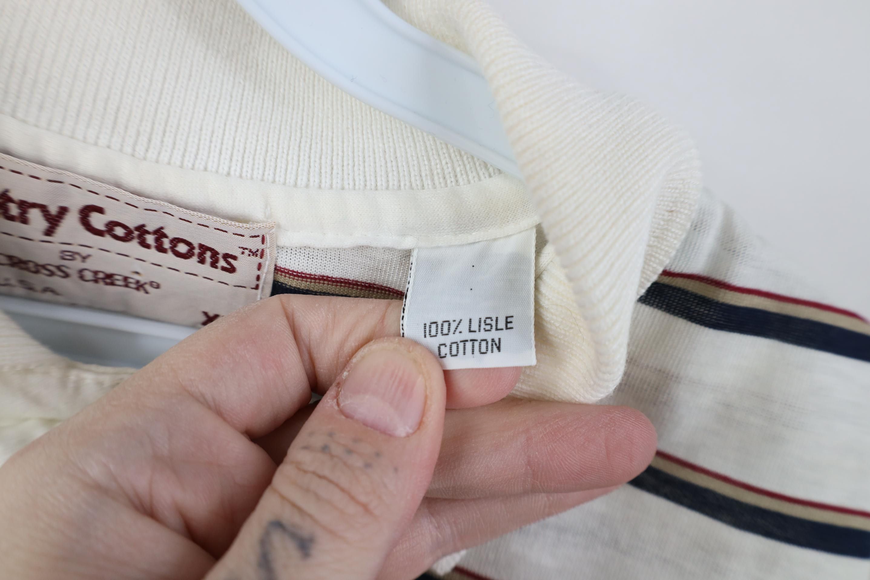 Vintage Vintage 70s 80s Streetwear Cotton Knit Golf Polo Shirt USA Size US XL / EU 56 / 4 - 8 Thumbnail