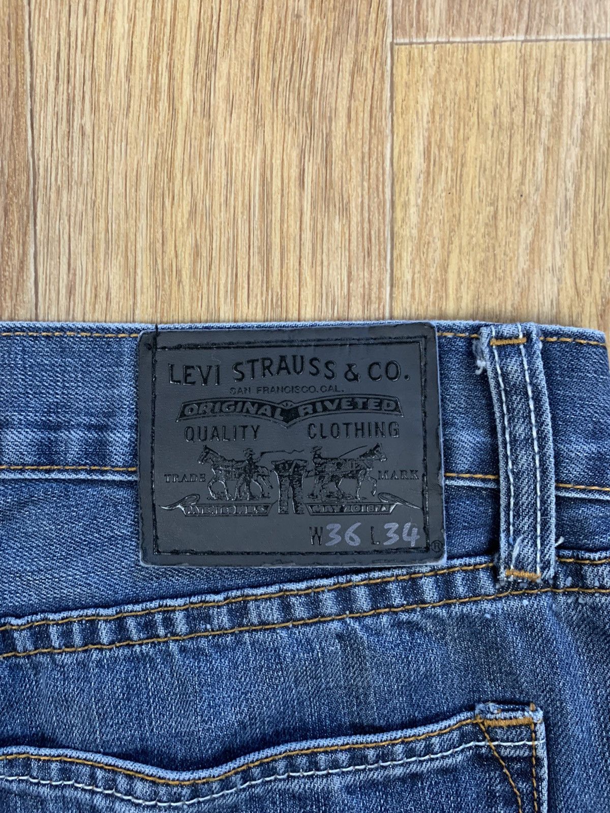 Japanese Brand × Levi's Levi’s V23 Asian Denim Blue Distressed Jeans FCL16B Size US 36 / EU 52 - 11 Thumbnail