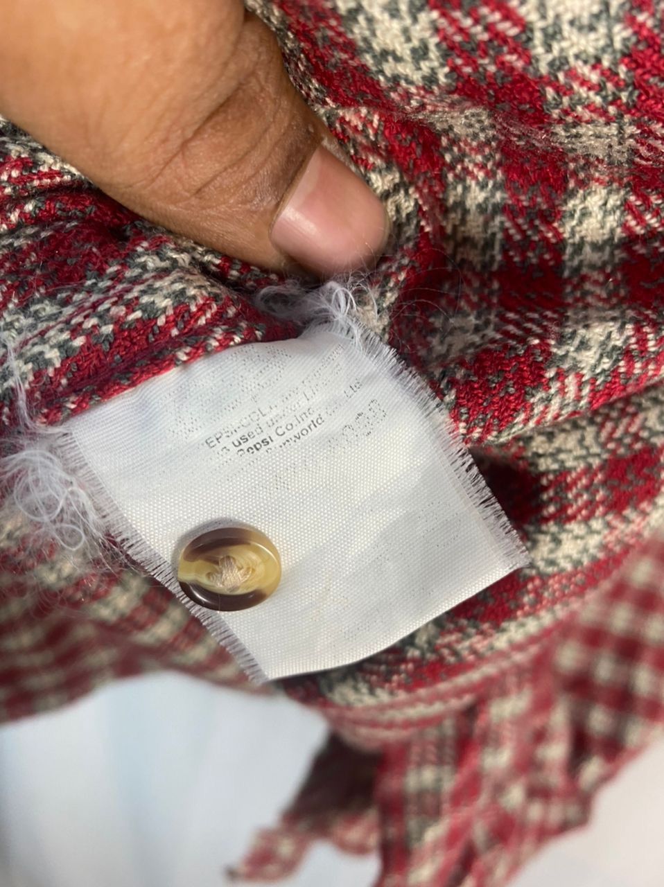 Flannel × Pepsi Vintage pepsi cola button up flannel shirt Size US L / EU 52-54 / 3 - 5 Thumbnail