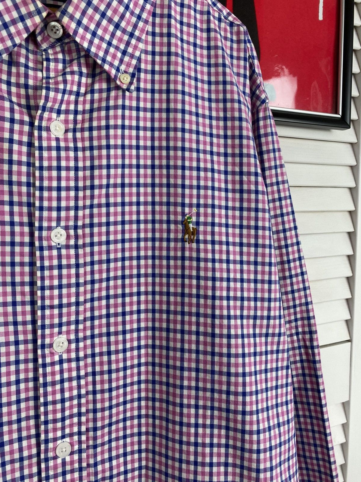 Polo Ralph Lauren Vintage Shirt Button Up Polo Ralph Lauren Plaid Striped Size US XL / EU 56 / 4 - 3 Thumbnail