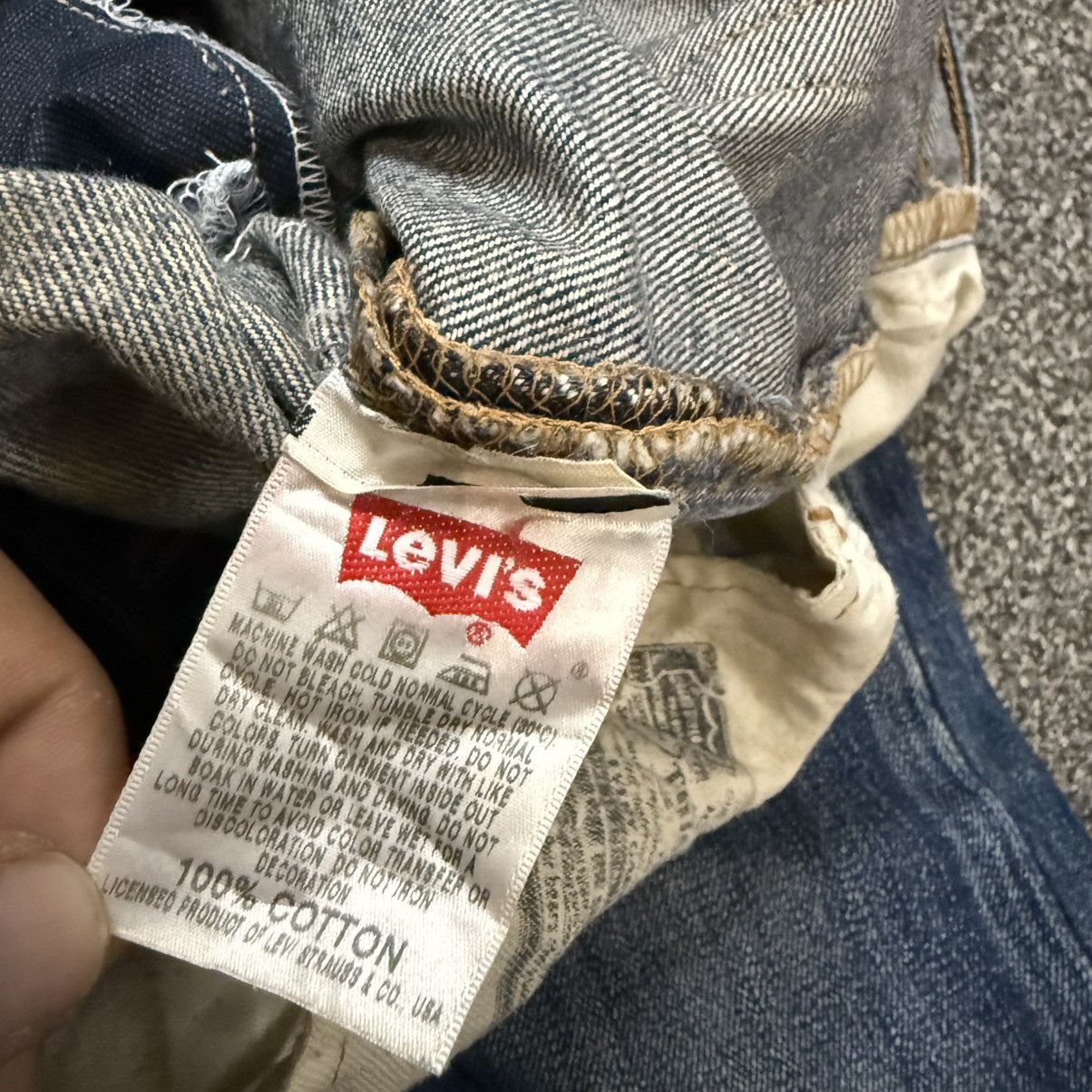 Levi's Vintage Clothing 🔥 Vintage Distressed Y2K Levis 501 Straight Denim Size US 31 - 16 Thumbnail
