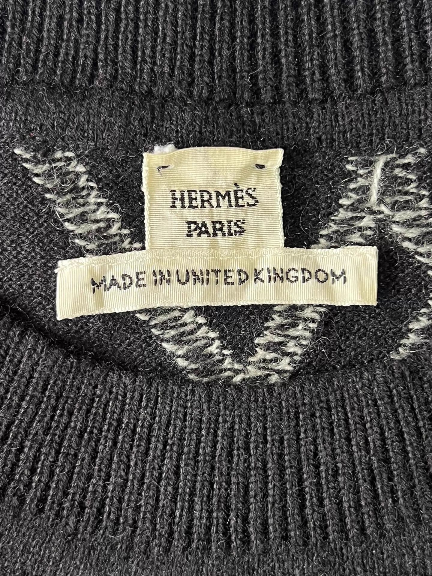 Hermes Hermès cashmere quilted logo dress 38 like new Size S / US 4 / IT 40 - 7 Thumbnail