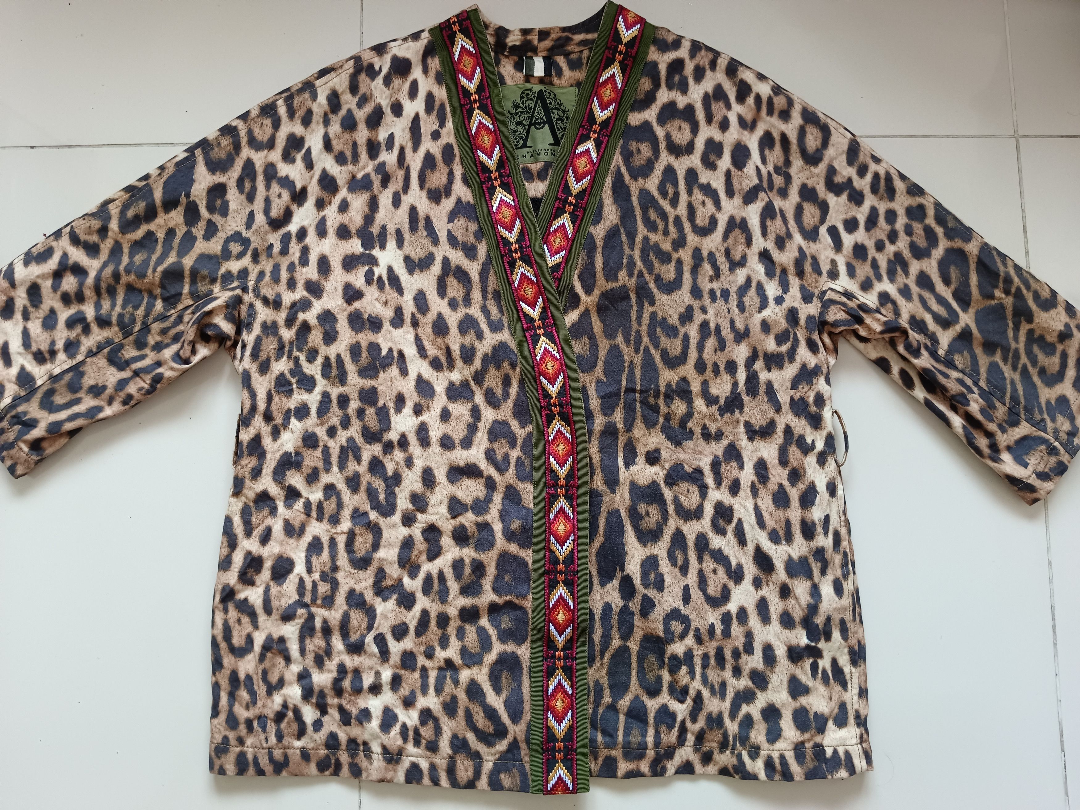If Six Was Nine × Le Grande Bleu (L.G.B.) Alessandra Chamonix Victoire Jacket Kimono Size US M / EU 48-50 / 2 - 2 Thumbnail