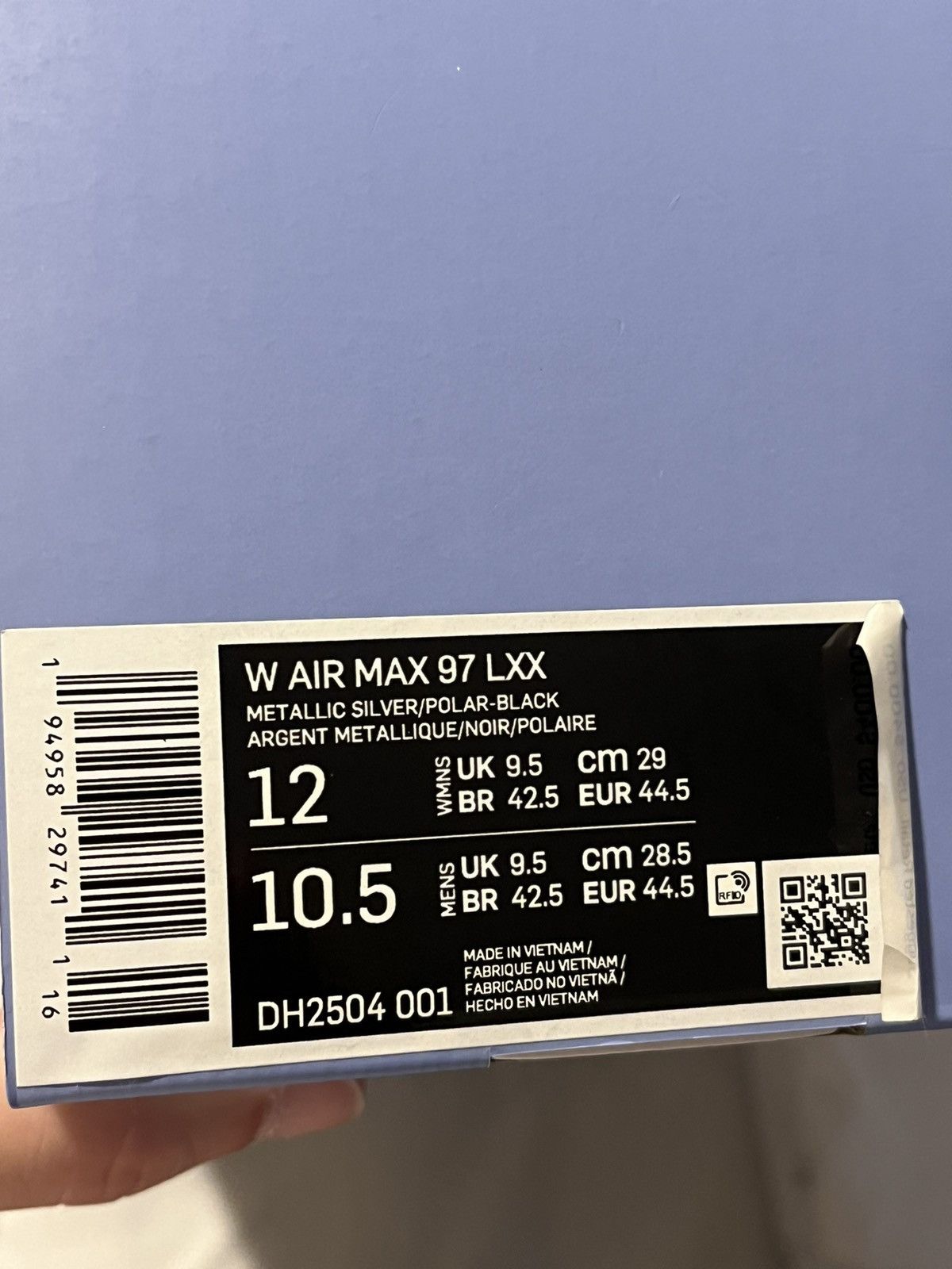 Nike Air max 97 Swarovski polar blue Size US 10.5 / EU 43-44 - 9 Thumbnail