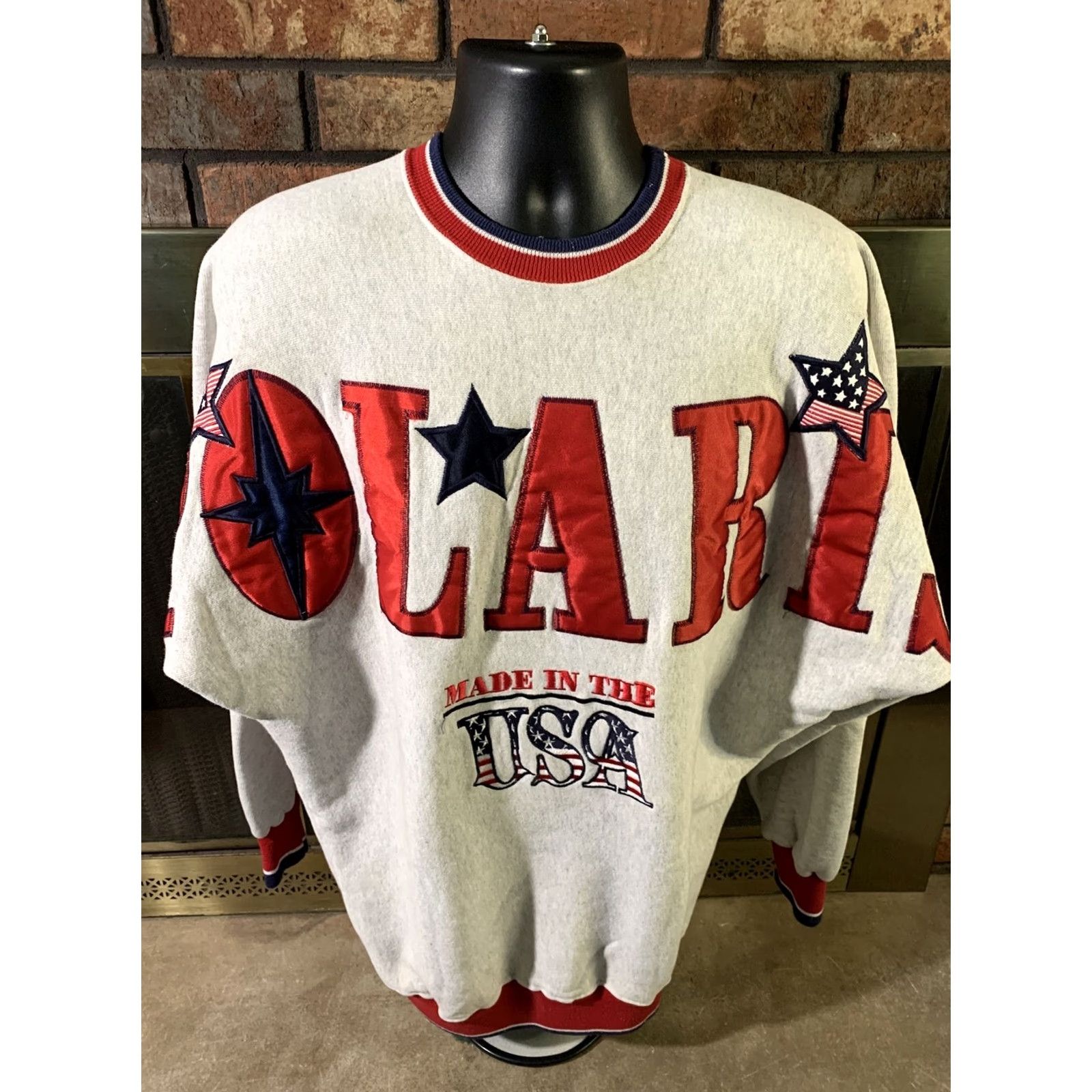 Vintage Vtg Polaris Indy XCR Snowmobile Racing Crewneck Sweatshirt Mens Large Gray Crew Neck Sweatshirt Mens Large Polaris Snowmobile Vintage Cat Theme Size US L / EU 52-54 / 3 - 2 Thumbnail