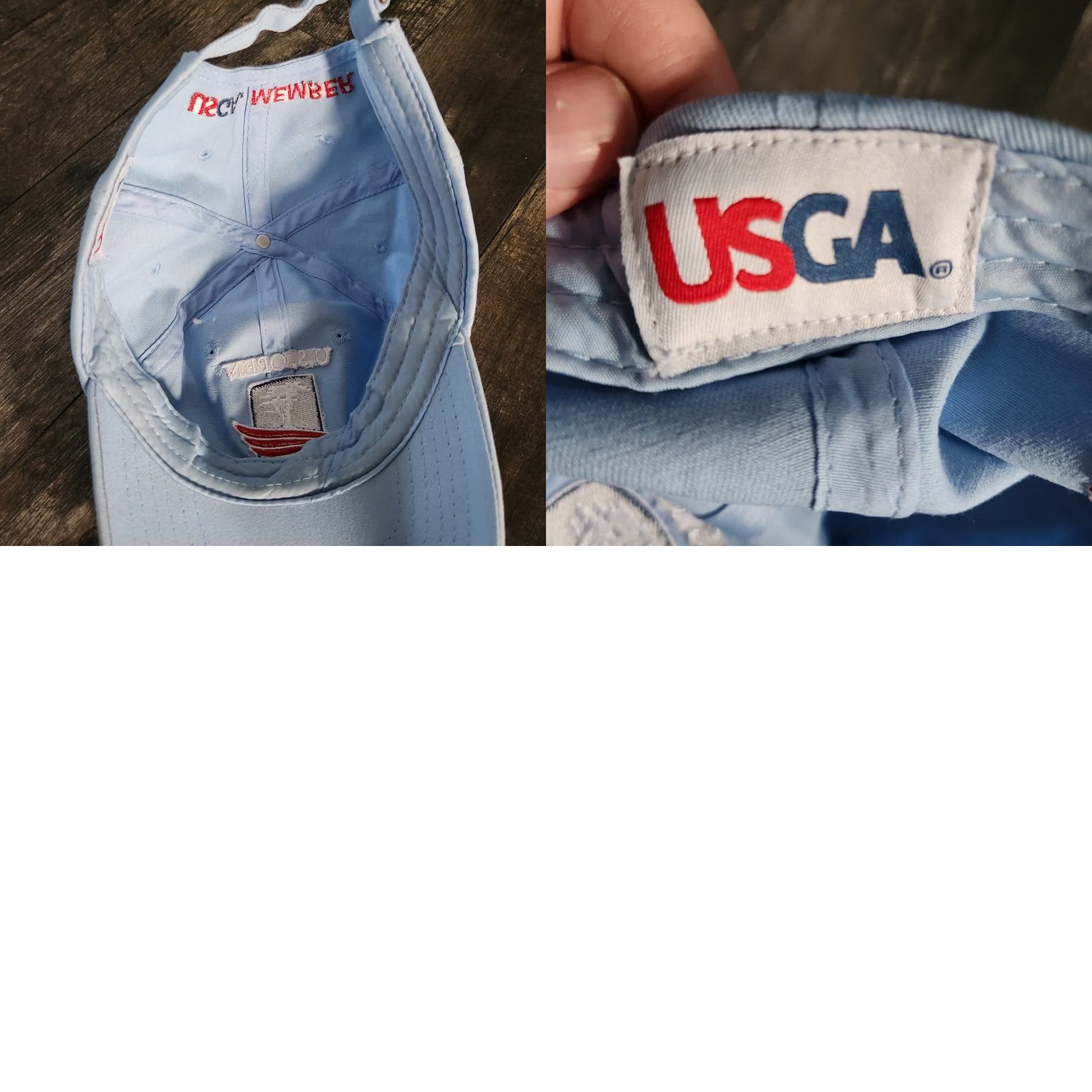 Vintage USGA US Open Pebble Beach 2019 Member Cap Adjustable Blue Cotton Golf Hat Size ONE SIZE - 8 Thumbnail