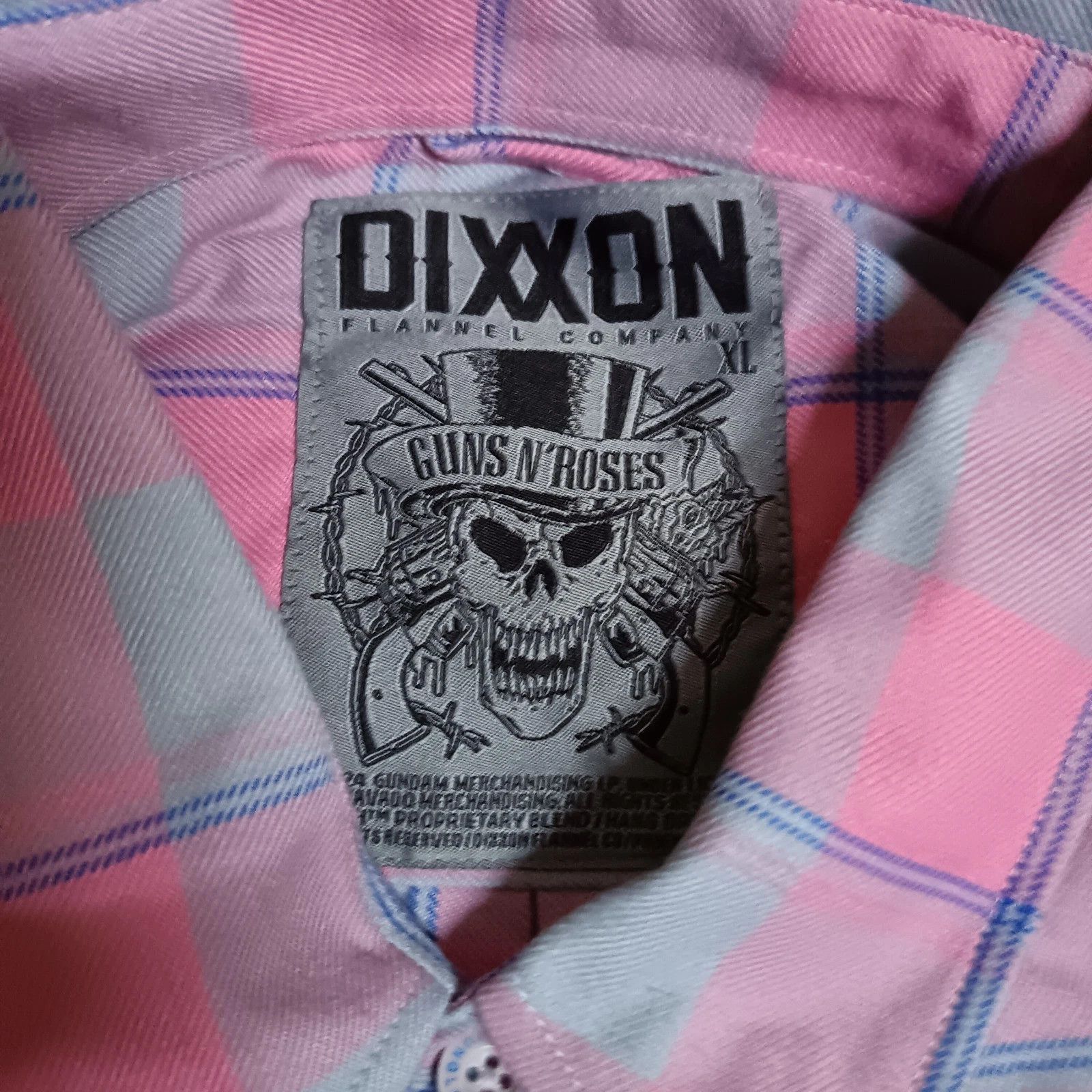 Dixxon Dixxon Guns N Roses Welcome To The Jungle Flannel Shirt Size US XL / EU 56 / 4 - 6 Thumbnail
