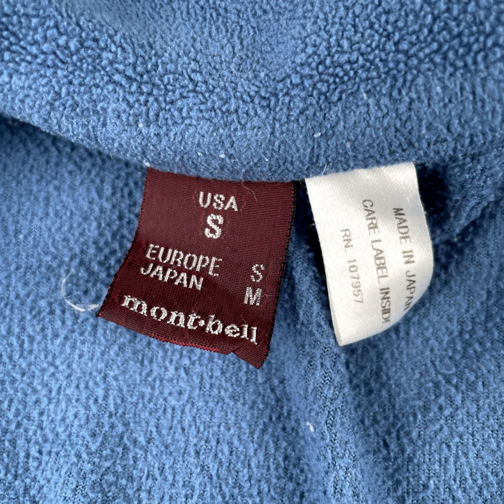 Montbell VINTAGE Mont Bell Fleece Zip-Up Vest Women’s S Blue Made In Japan Aruc Size S / US 4 / IT 40 - 5 Thumbnail