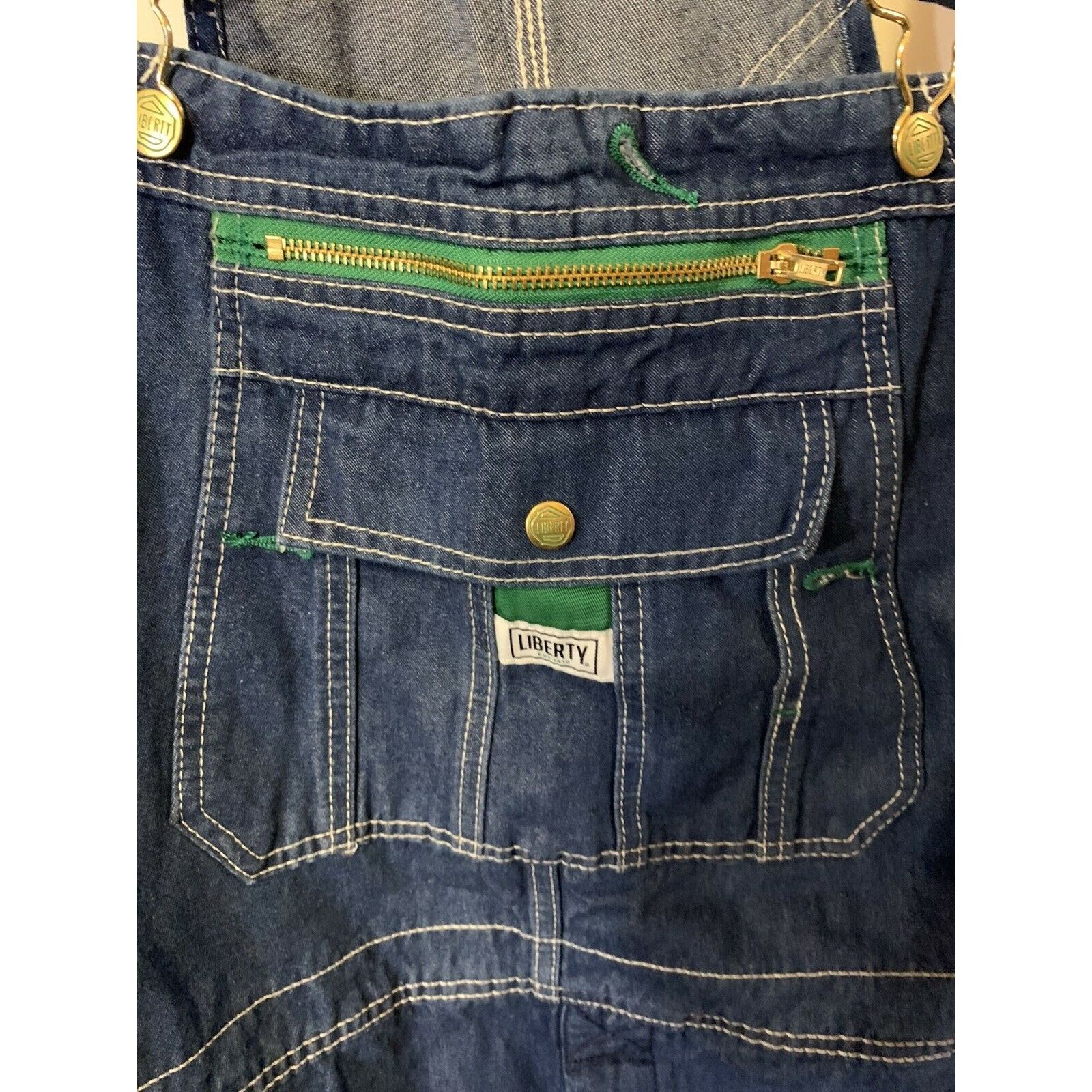 Liberty NEW LIBERTY Bib Overalls 40 X 30 Blue NWT Size US 40 / EU 56 - 2 Thumbnail