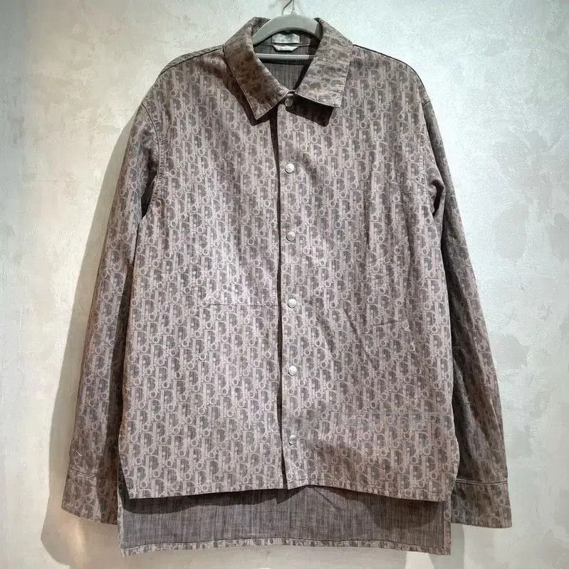 Dior Dior Brown Cotton Men's Shirt . Size US S / EU 44-46 / 1 - 1 Thumbnail