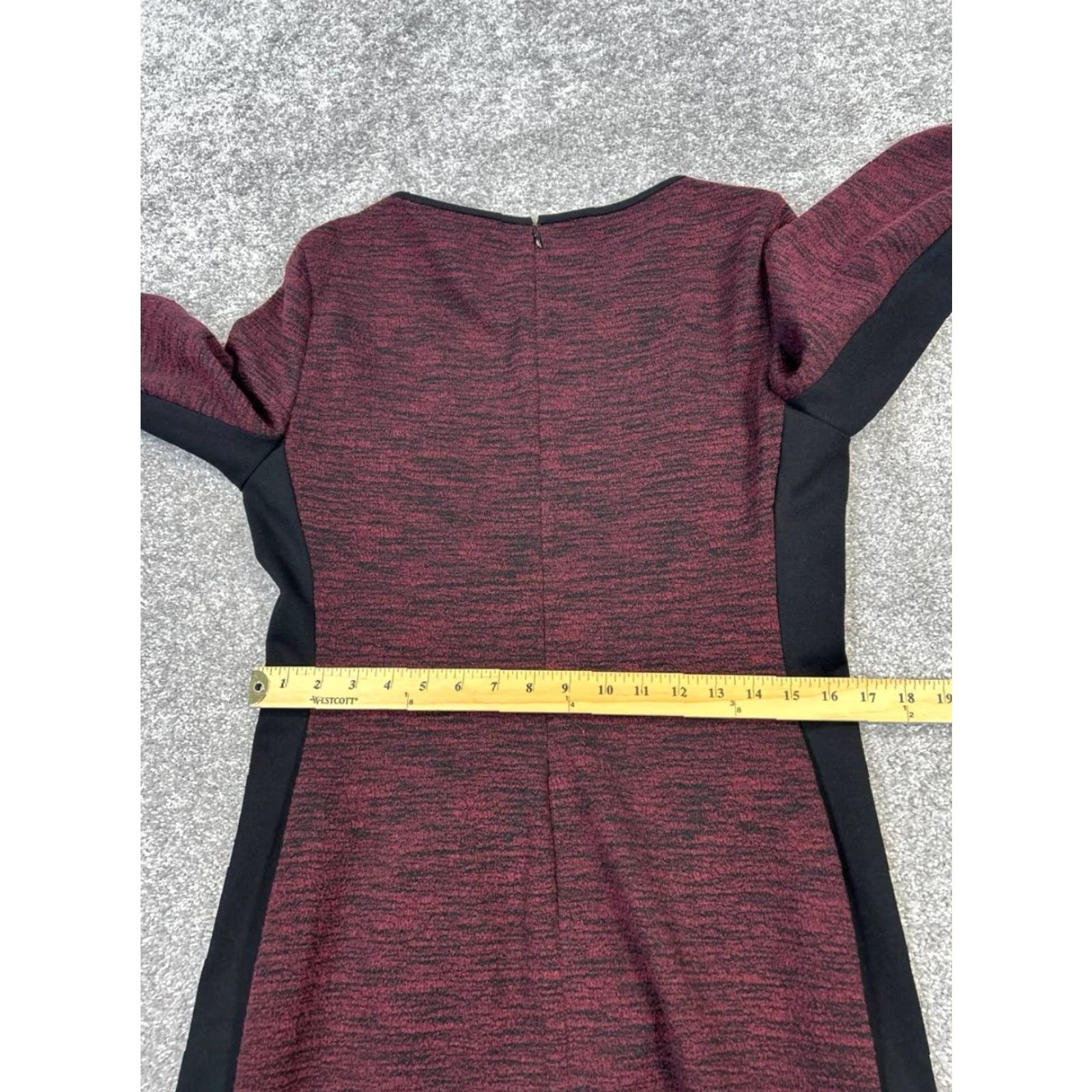 Ralph Lauren Lauren Ralph Lauren Dress Womens 14 Burgandy Black Bodycon Size XL / US 12-14 / IT 48-50 - 7 Thumbnail