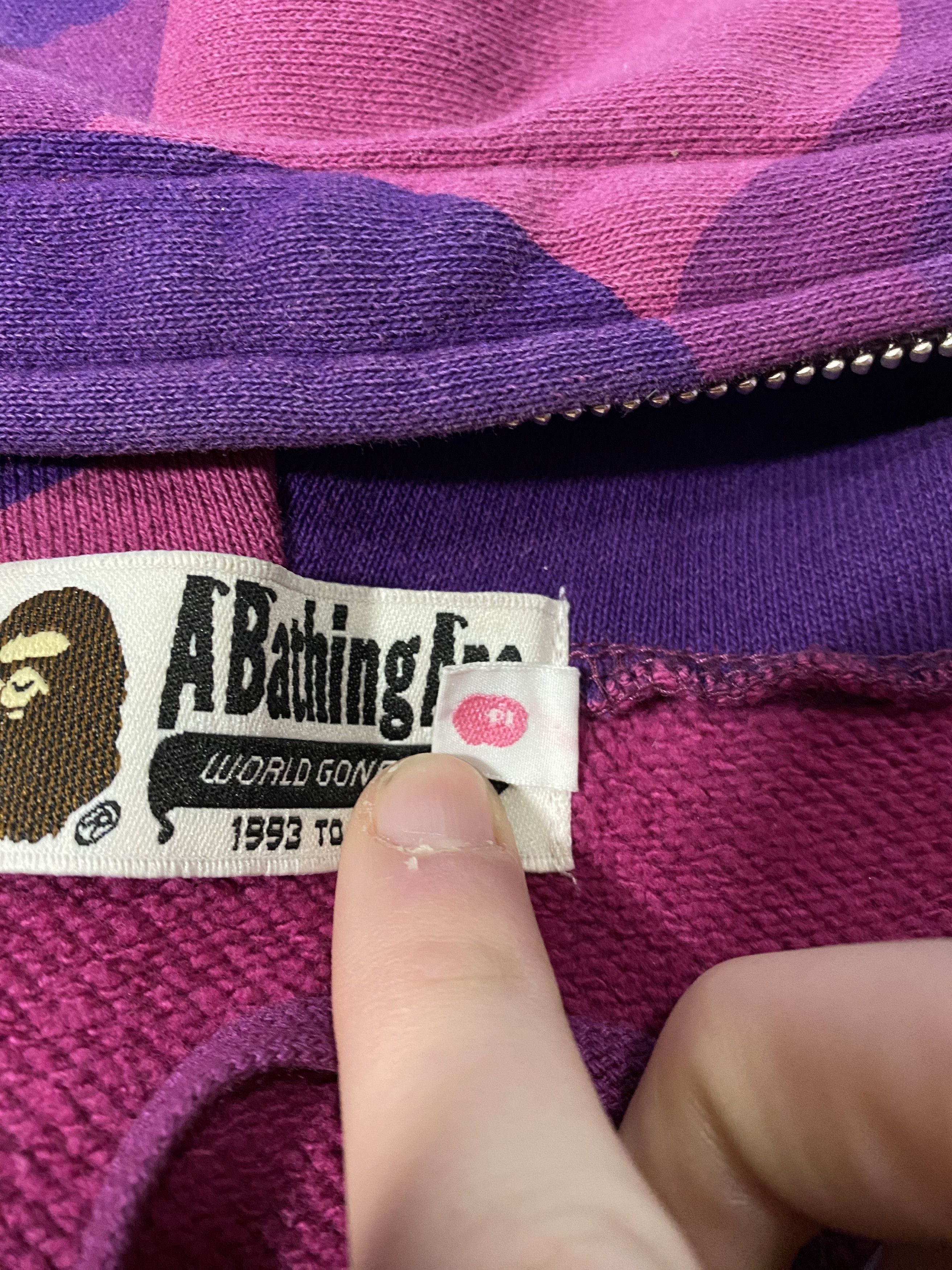 Bape Zoom Color Camo Full Zip Hoodie Size S / US 4 / IT 40 - 5 Thumbnail