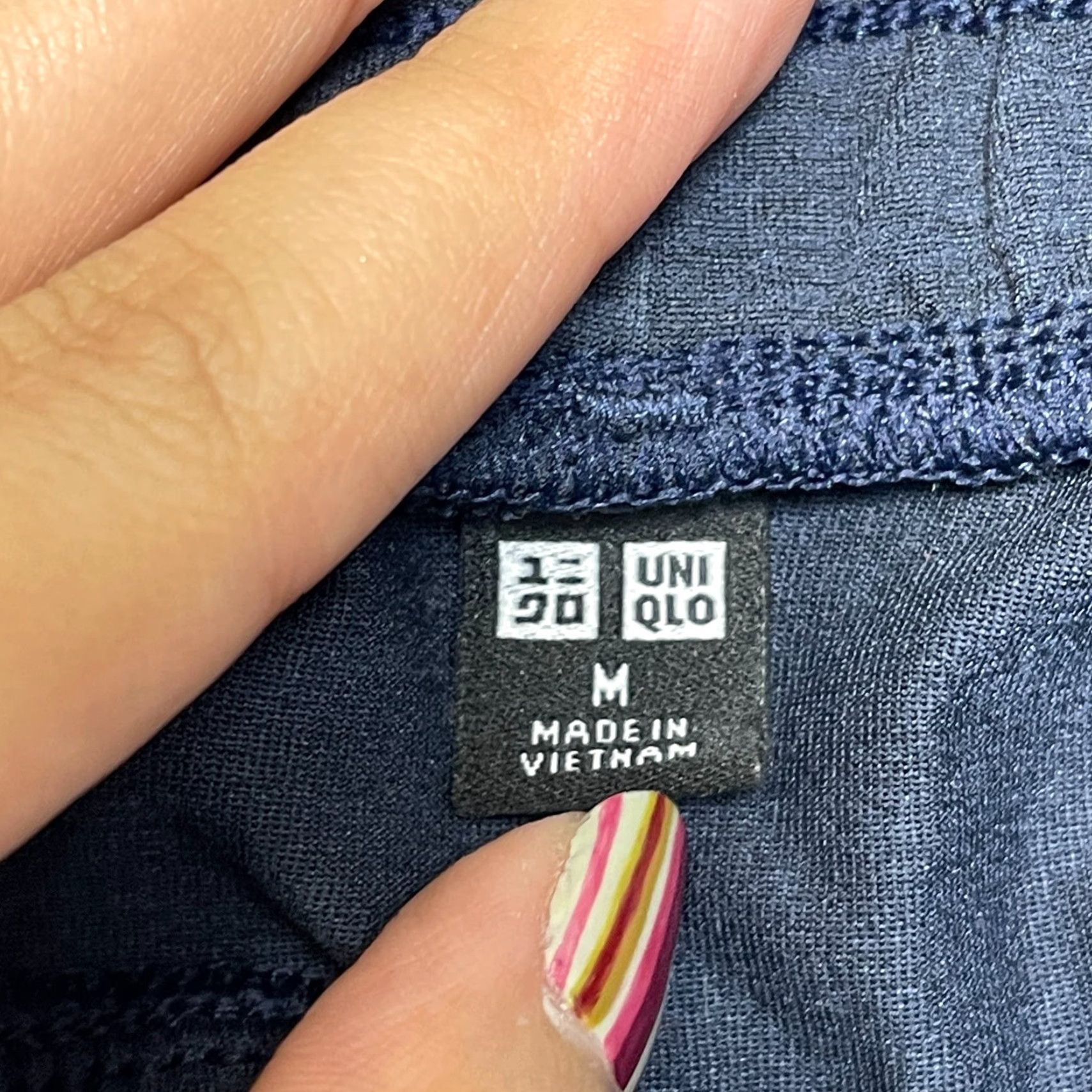 Uniqlo Uniqlo Pants Womens M Black Ultra Stretch Jogger Drawstring Tapered Size 32" / US 10 / IT 46 - 6 Thumbnail