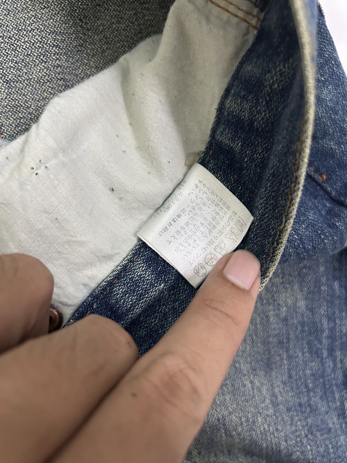Japanese Brand × Vintage Vintage Japanese Denim Nylaus Jeans Distressed Jeans Size US 34 / EU 50 - 17 Thumbnail