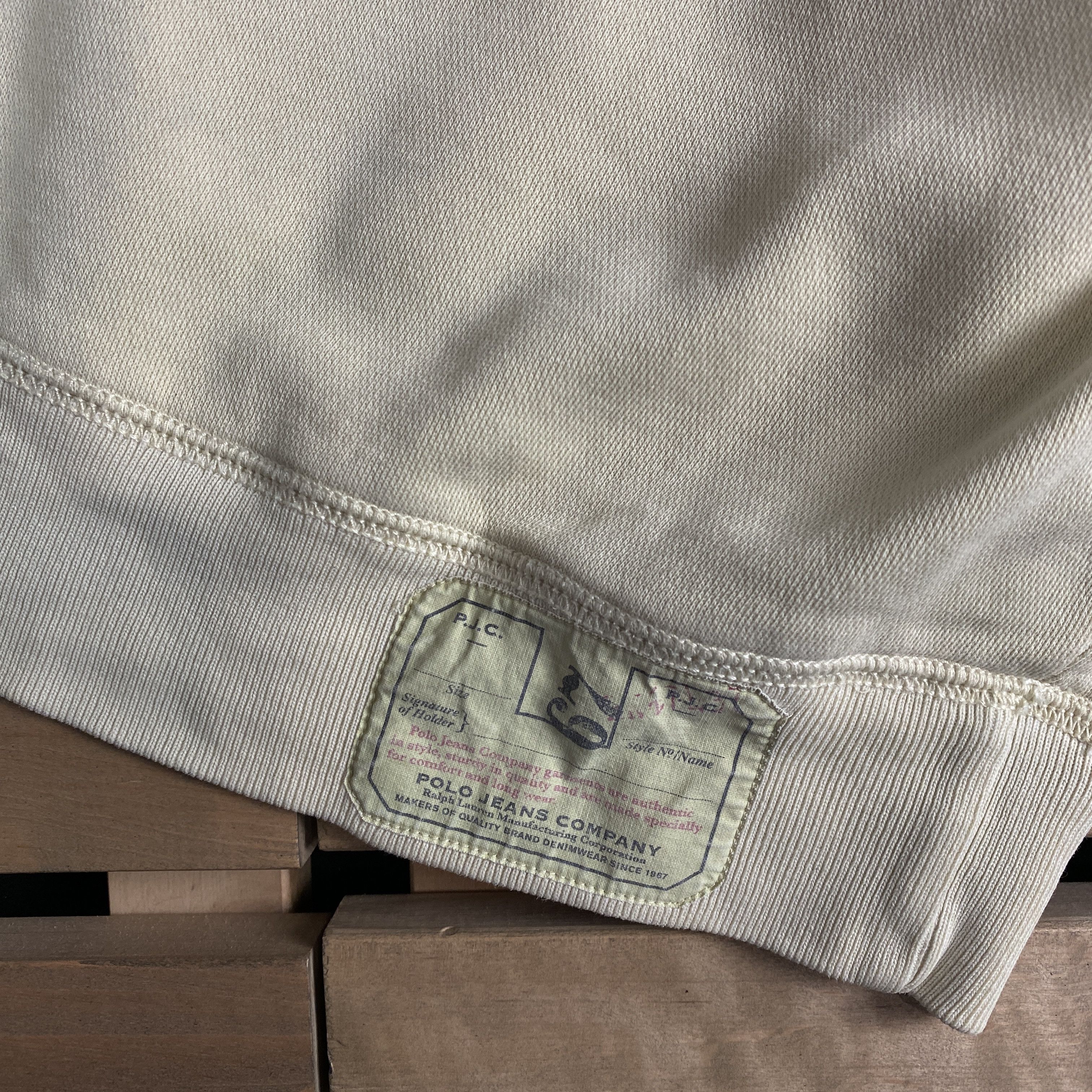 Polo Ralph Lauren × Ralph Lauren × Vintage Mens Sweatshirt Long Sleeve Polo Jeans Ralph Lauren Size XL Size US XL / EU 56 / 4 - 4 Thumbnail