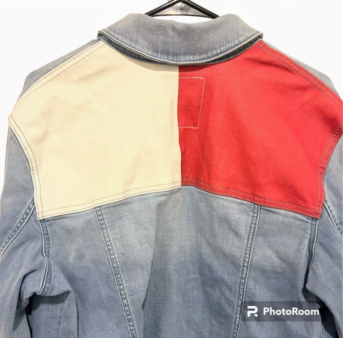 Tommy Hilfiger Tommy Hilfiger Tommy Jeans Flag Button Up Women’s Jacket L Size L / US 10 / IT 46 - 2 Thumbnail