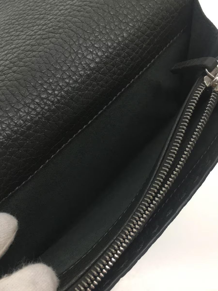 Fendi Fendi Leather Long Wallet Grey Size ONE SIZE - 6 Thumbnail