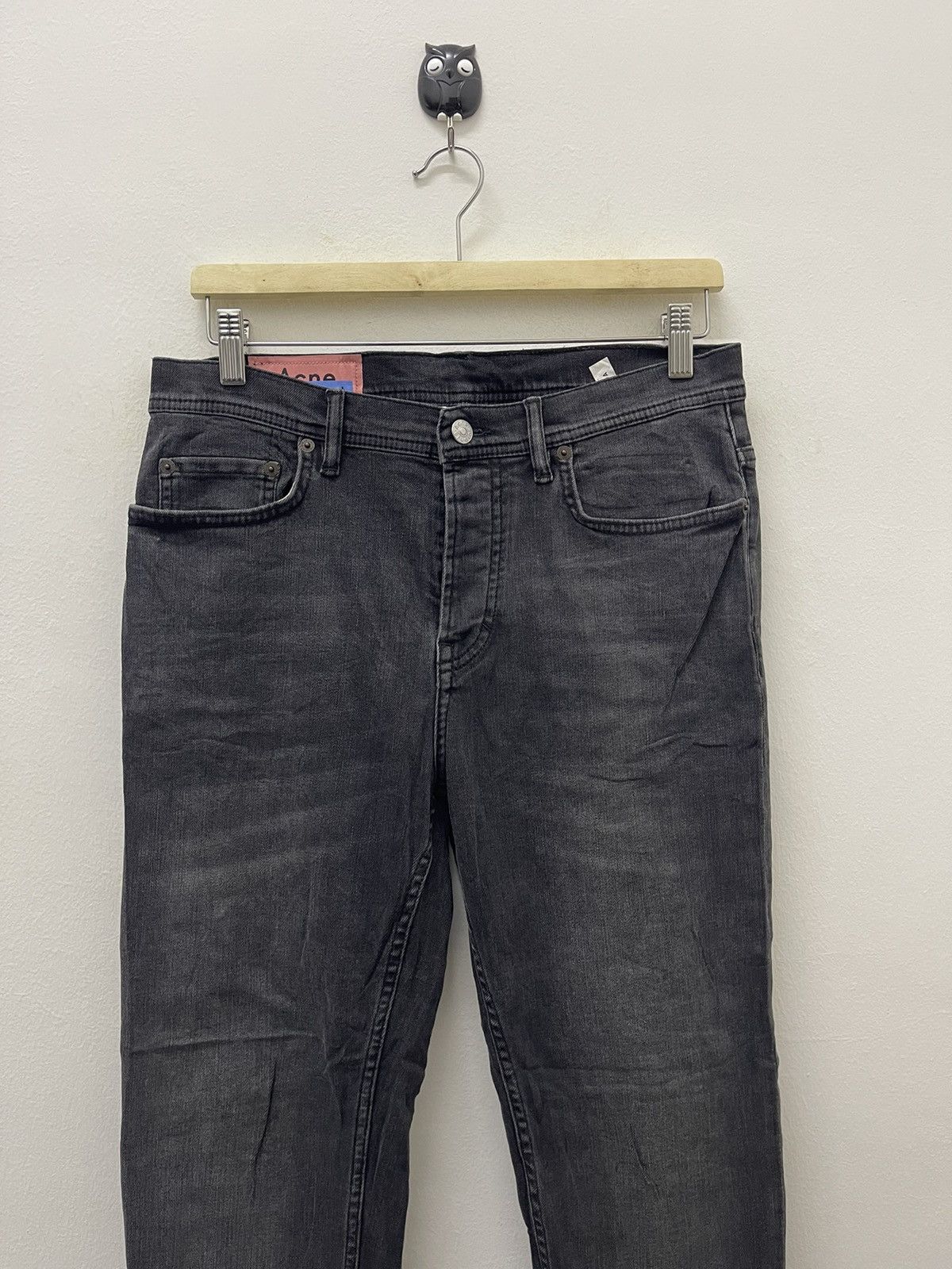 Acne Studios Rare ACNE STUDIOS Bla Konst Black Denim Size US 29 - 5 Thumbnail