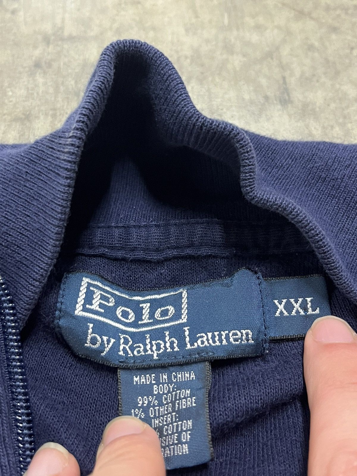 Polo Ralph Lauren × Vintage Polo Ralph Lauren vintage zip up sweatshirt preppy hype fall Size US XXL / EU 58 / 5 - 8 Thumbnail