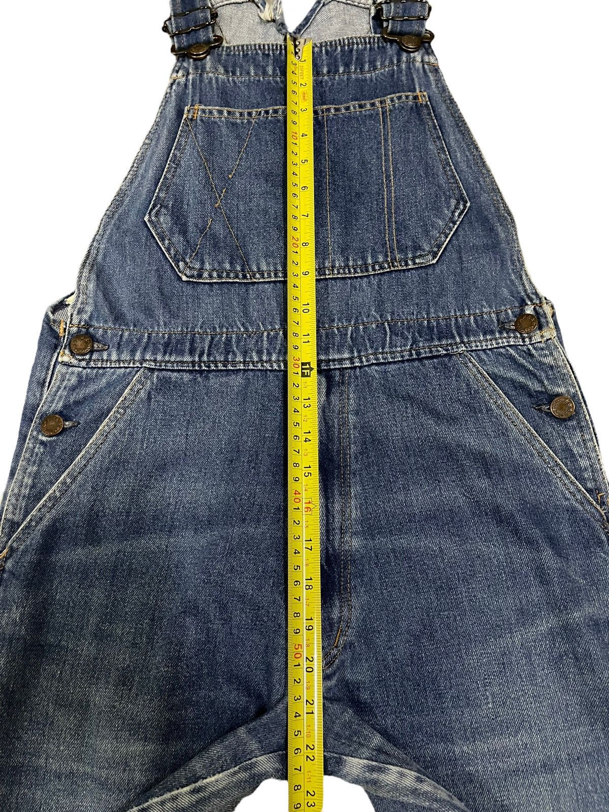 Hysteric Glamour Vintage Japanese Brand Blue Wash Style Denim Overall Size US 31 - 17 Thumbnail