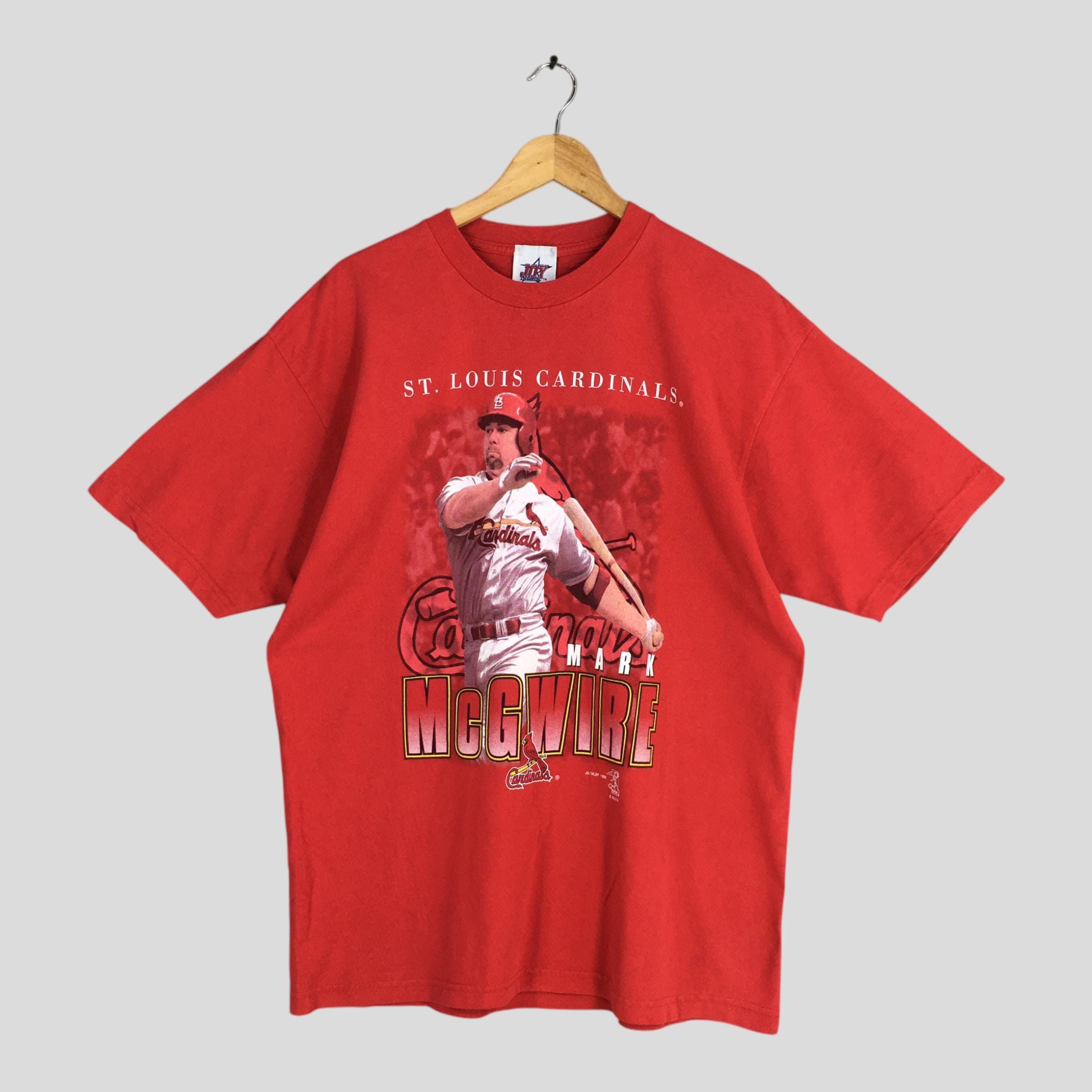 MLB × Vintage Vintage 90s St. Louis Cardinals MLB Red T shirt XLarge Size US XL / EU 56 / 4 - 1 Thumbnail